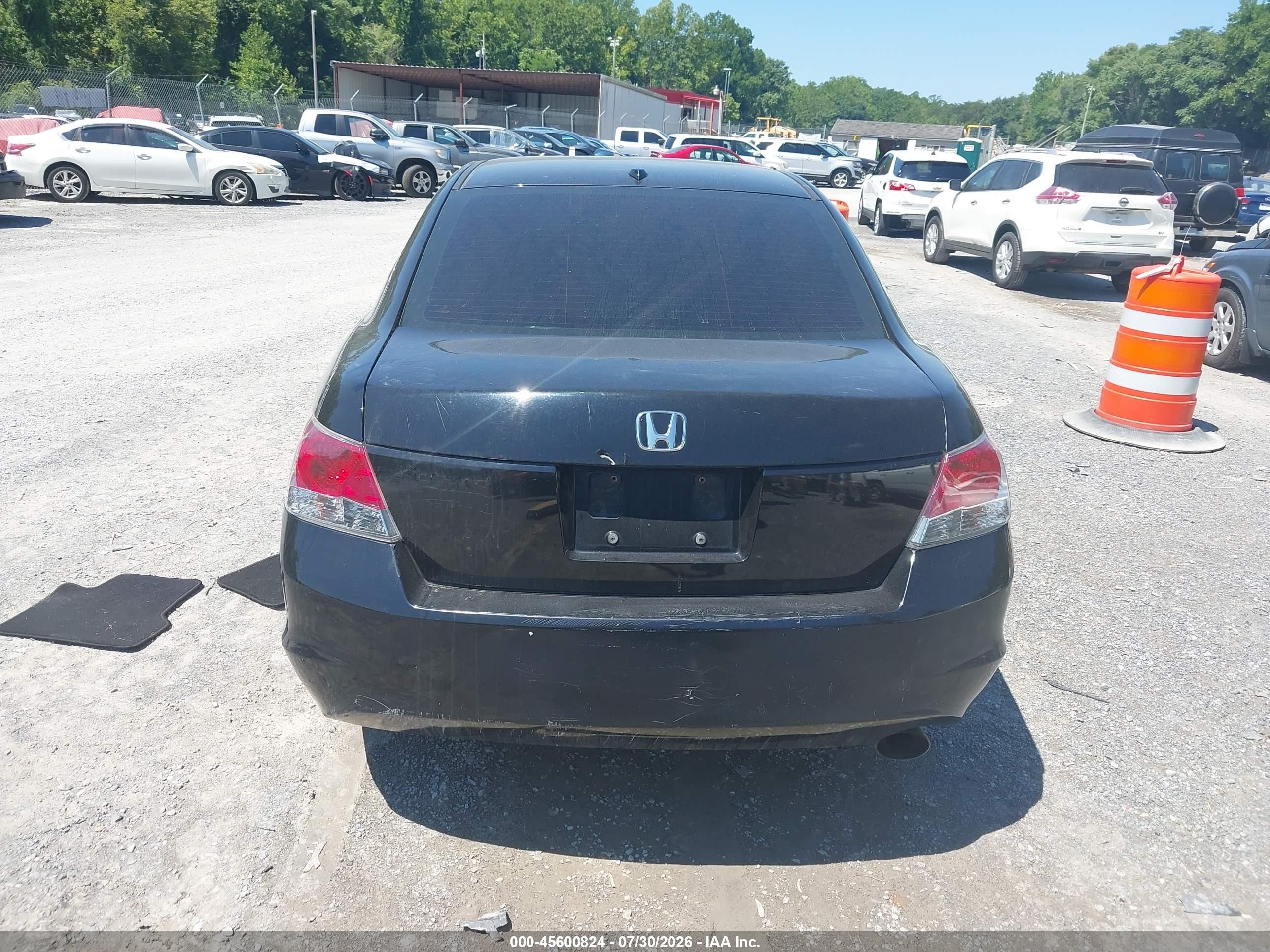 2008 Honda Accord 2.4 Ex-l Black vin: 1HGCP26898A072565