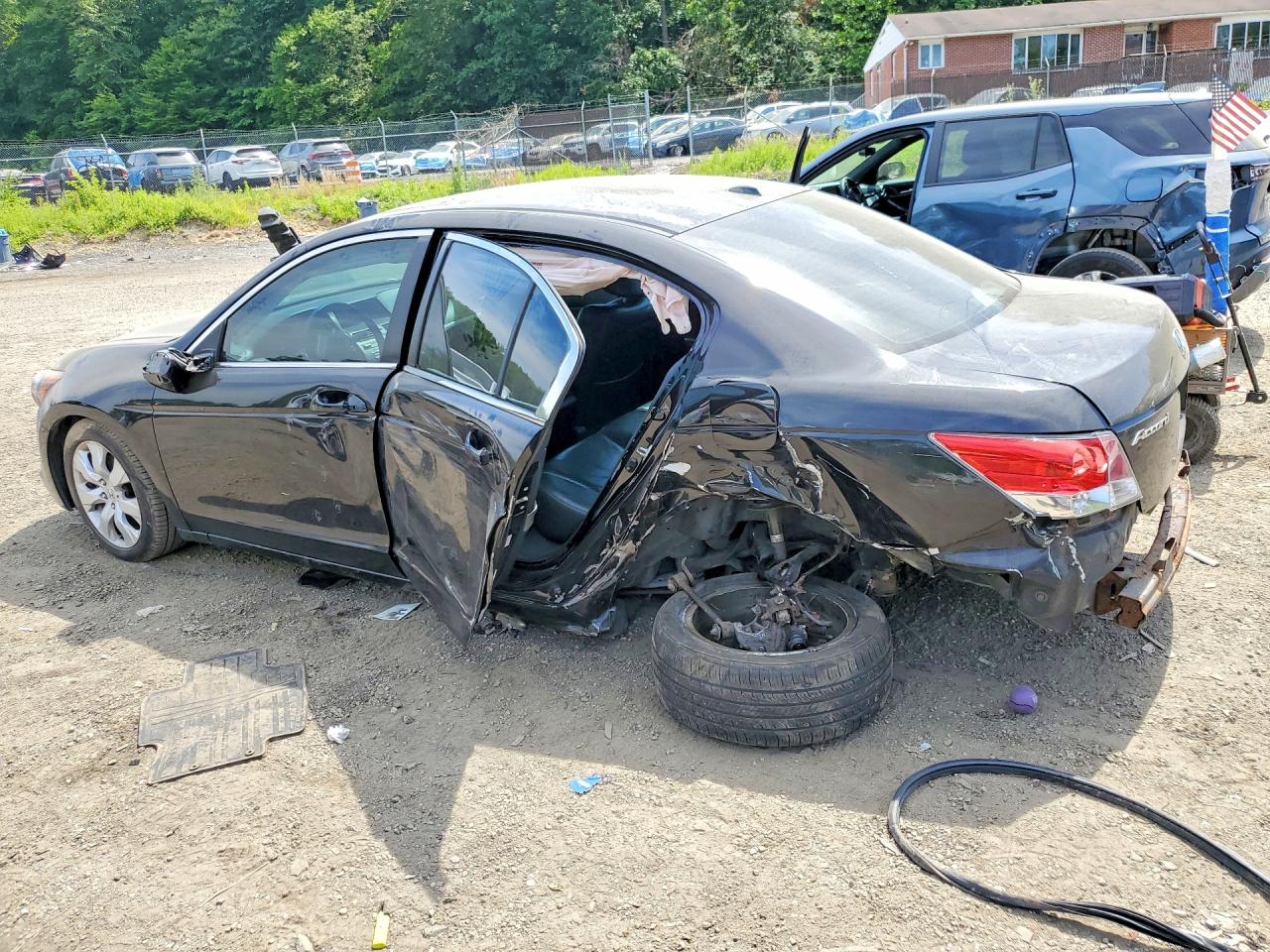 2008 Honda Accord Exl Black vin: 1HGCP26898A101210