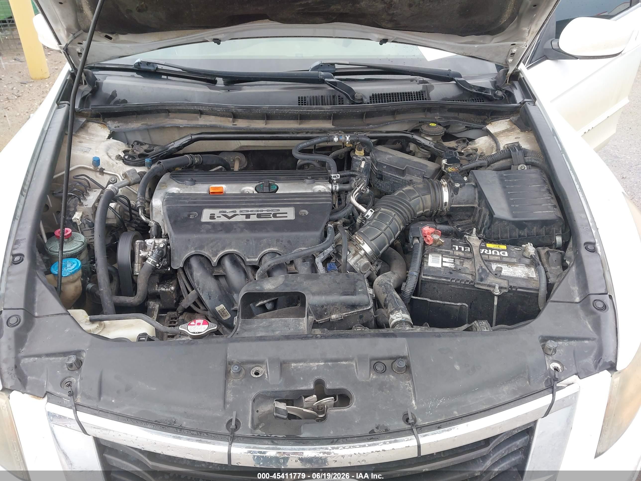 2008 Honda Accord 2.4 Ex-l White vin: 1HGCP26898A117942