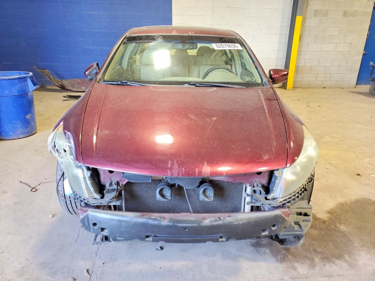 2008 Honda Accord Exl Бордовый vin: 1HGCP26898A120937