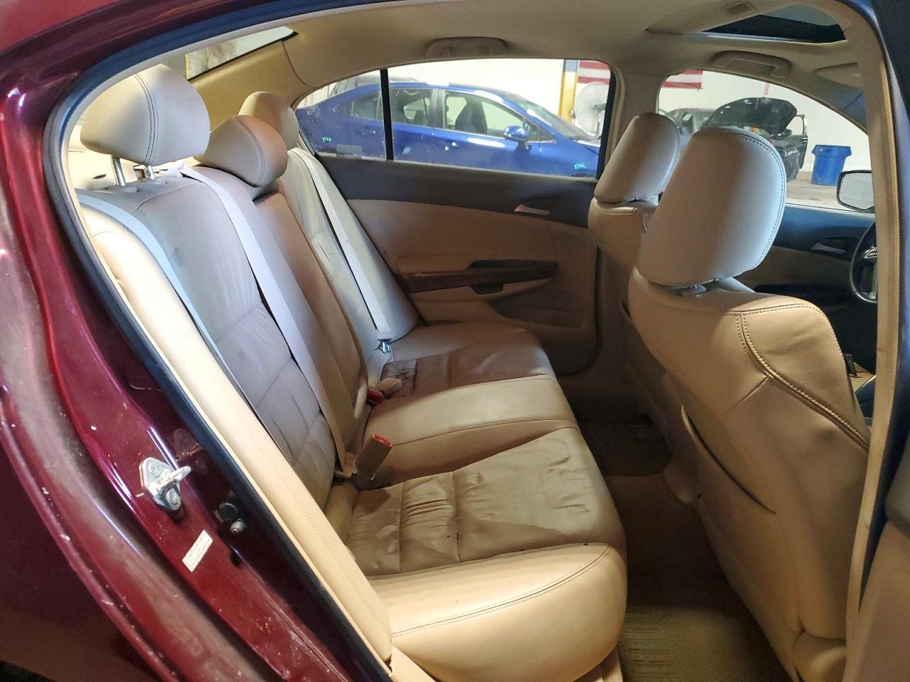 2008 Honda Accord Exl Бордовый vin: 1HGCP26898A120937
