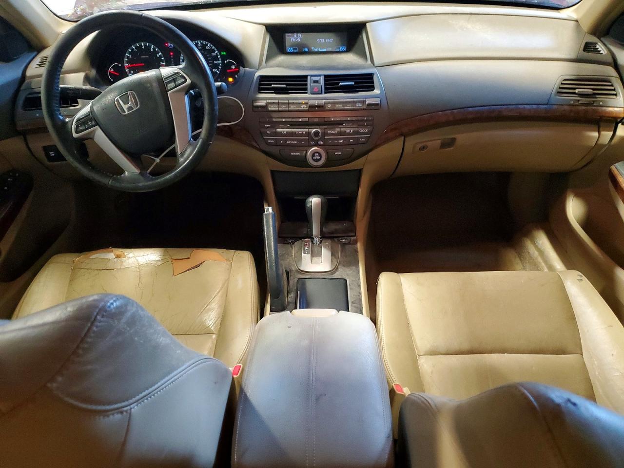 2008 Honda Accord Exl Бордовый vin: 1HGCP26898A120937