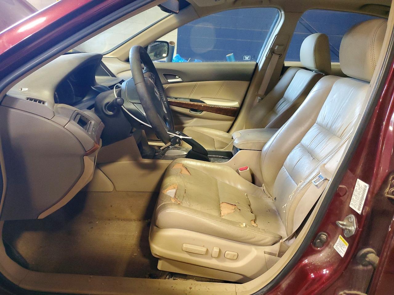 2008 Honda Accord Exl Бордовый vin: 1HGCP26898A120937
