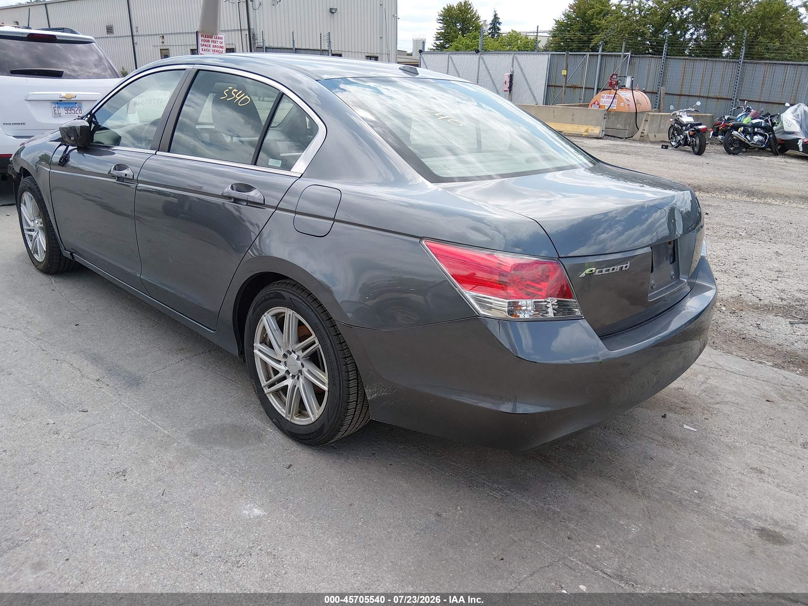 2008 Honda Accord 2.4 Ex-l Серый vin: 1HGCP26898A150956