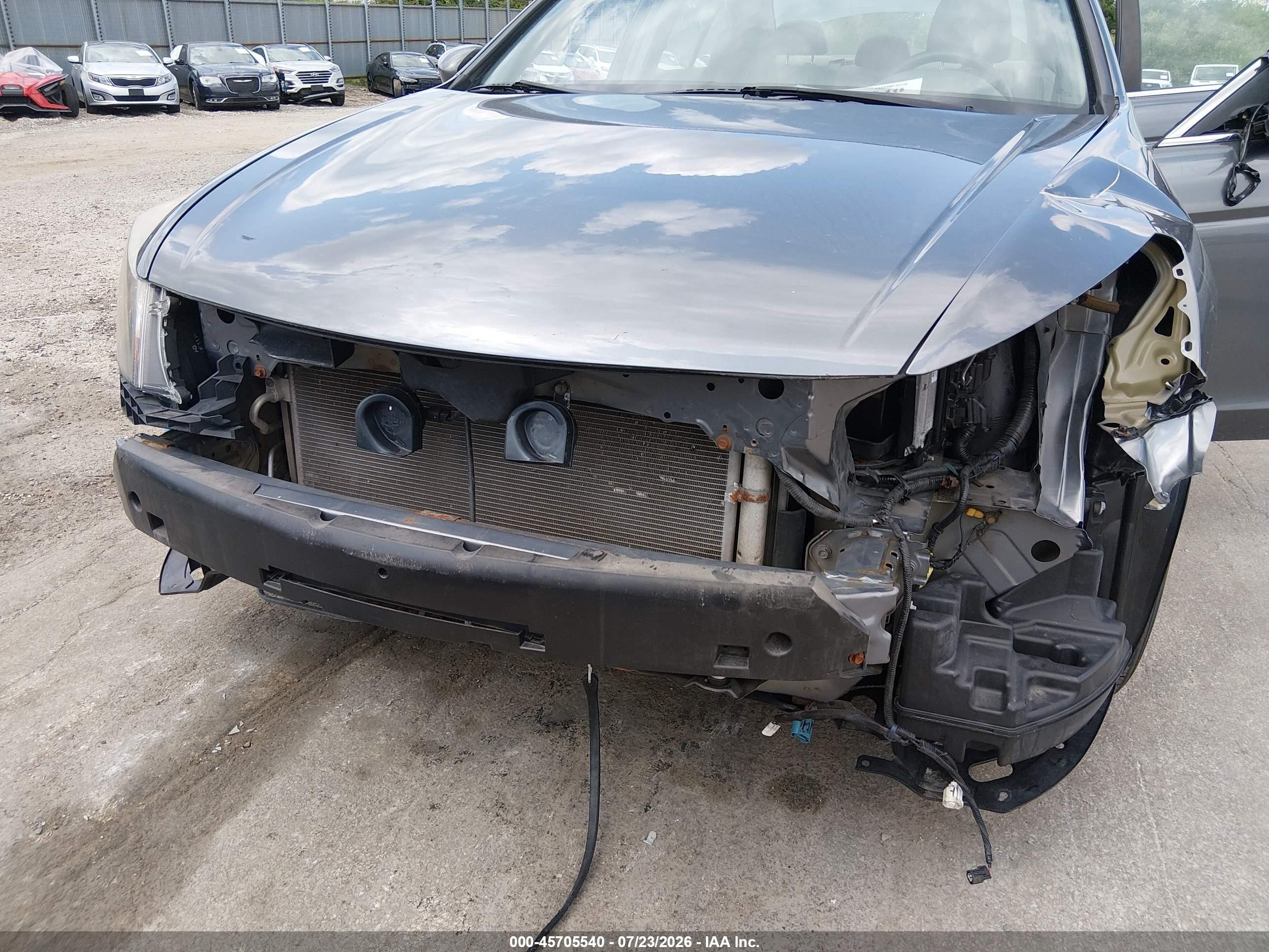 2008 Honda Accord 2.4 Ex-l Серый vin: 1HGCP26898A150956