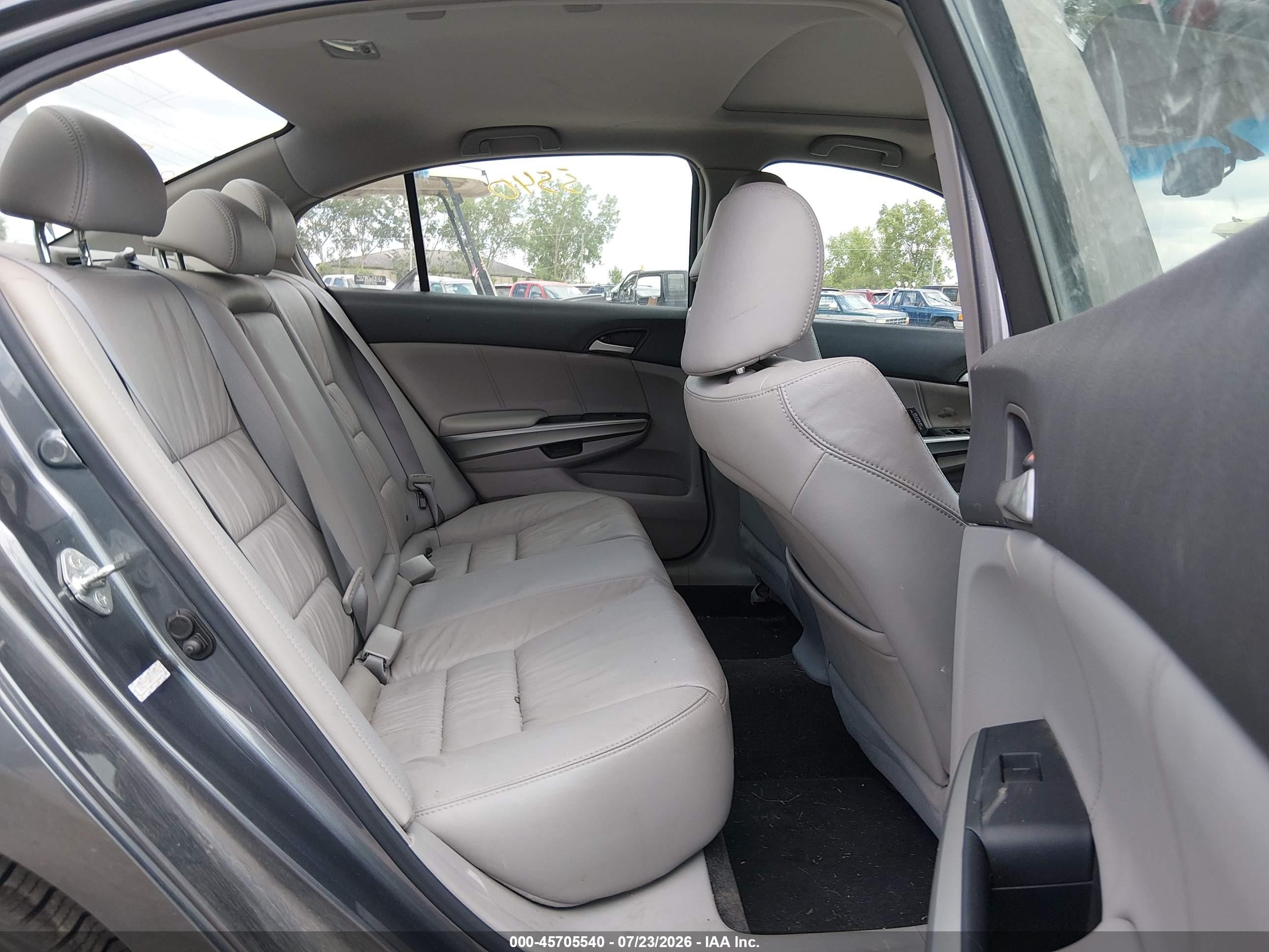 2008 Honda Accord 2.4 Ex-l Серый vin: 1HGCP26898A150956