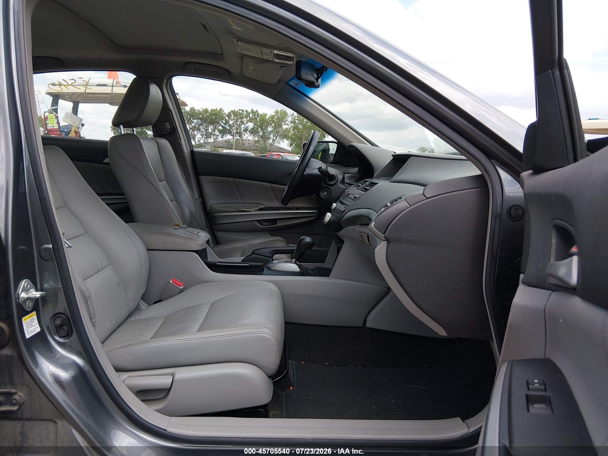 2008 Honda Accord 2.4 Ex-l Серый vin: 1HGCP26898A150956