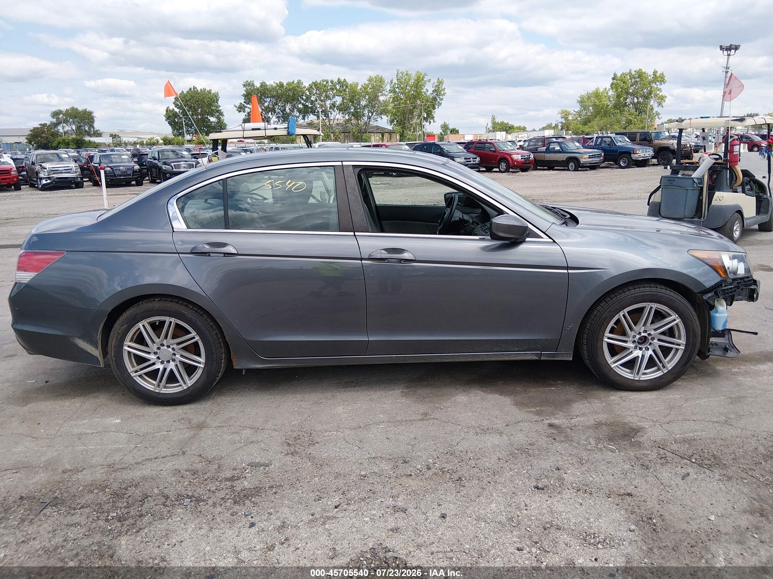 2008 Honda Accord 2.4 Ex-l Серый vin: 1HGCP26898A150956
