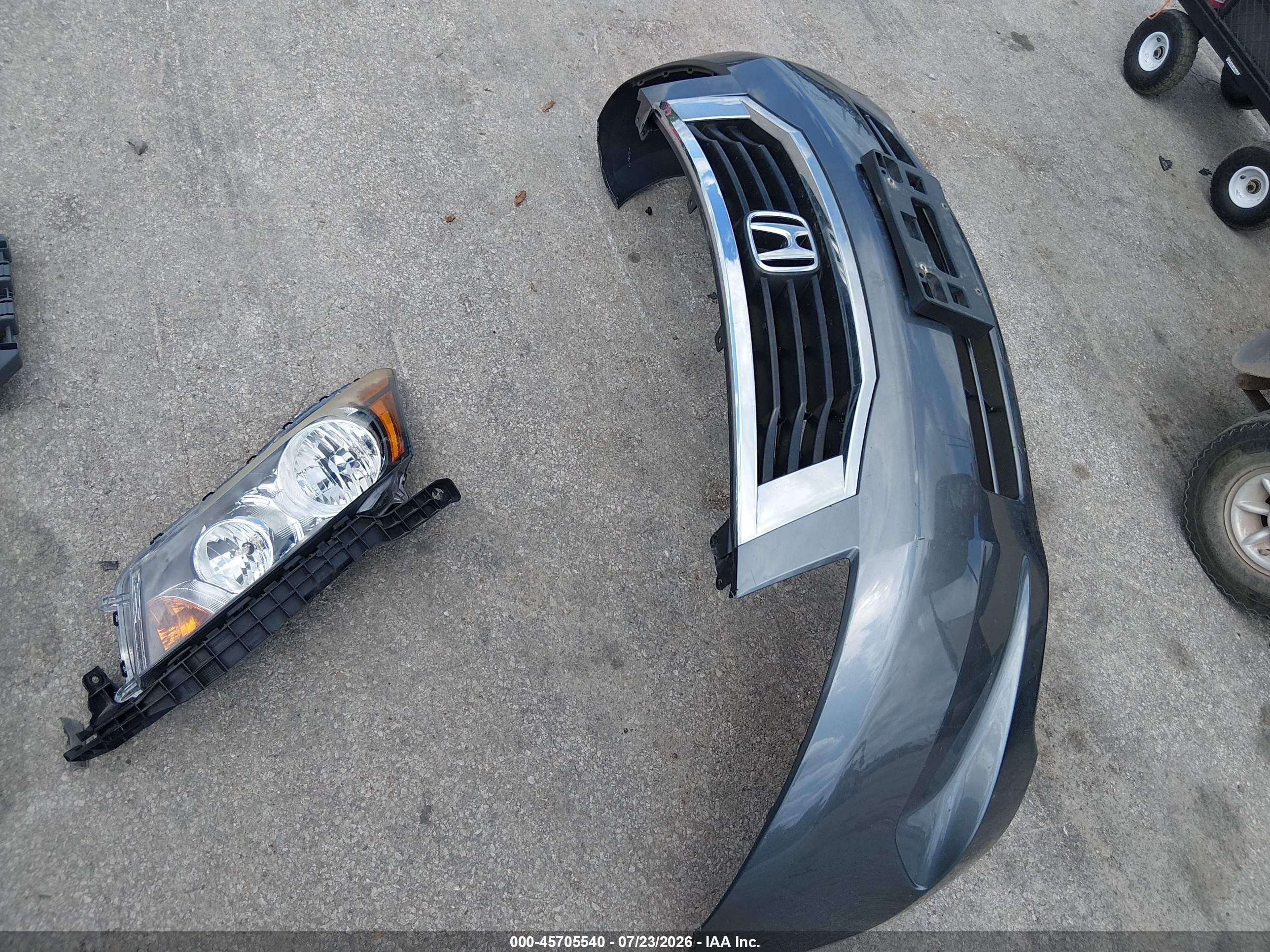 2008 Honda Accord 2.4 Ex-l Серый vin: 1HGCP26898A150956