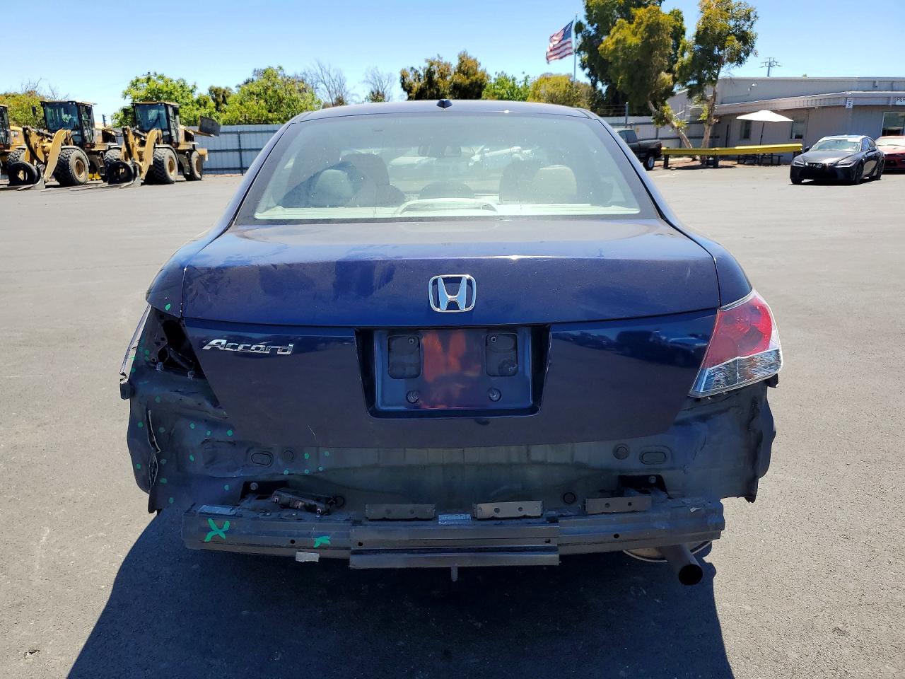 2008 Honda Accord Exl Blue vin: 1HGCP26898A165506