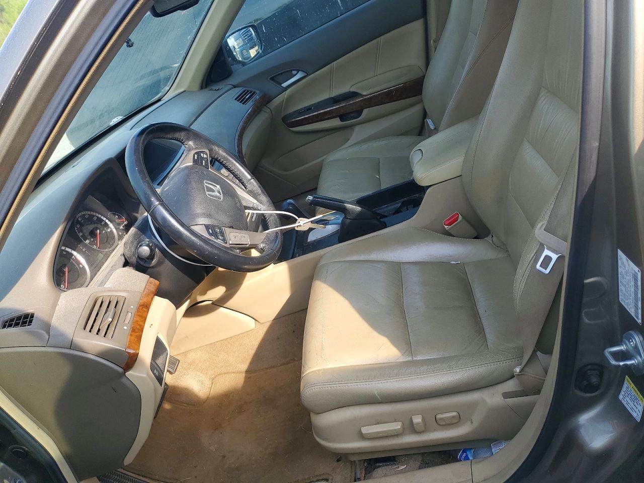 2009 Honda Accord Exl Tan vin: 1HGCP26899A011783