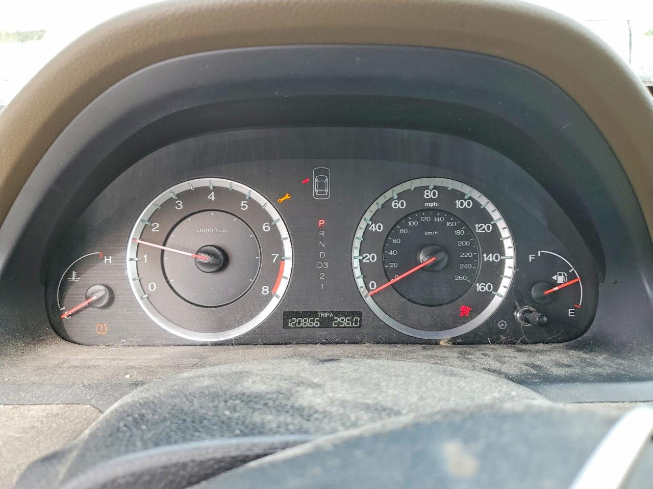 2009 Honda Accord Exl Tan vin: 1HGCP26899A011783