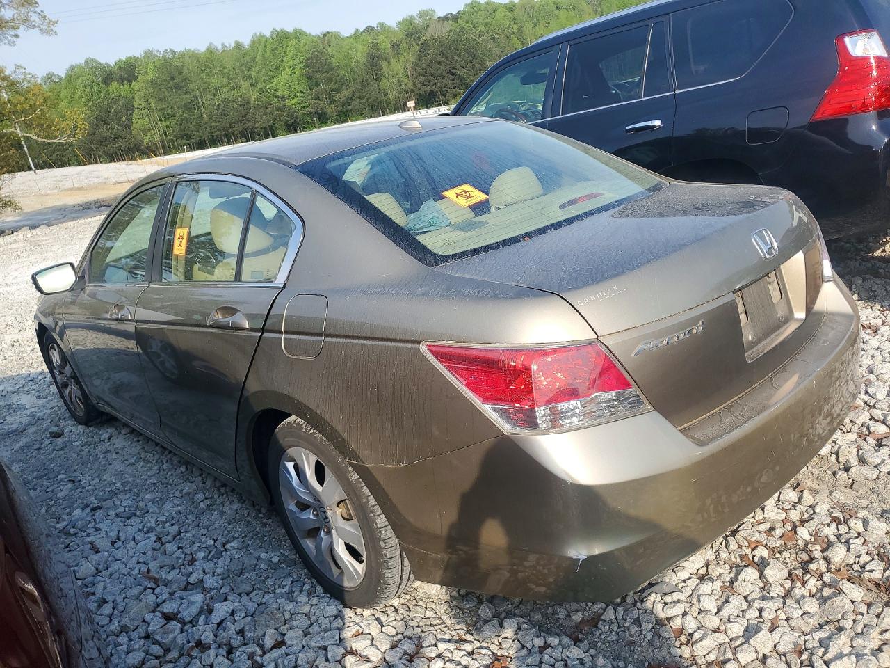 2009 Honda Accord Exl Tan vin: 1HGCP26899A011783