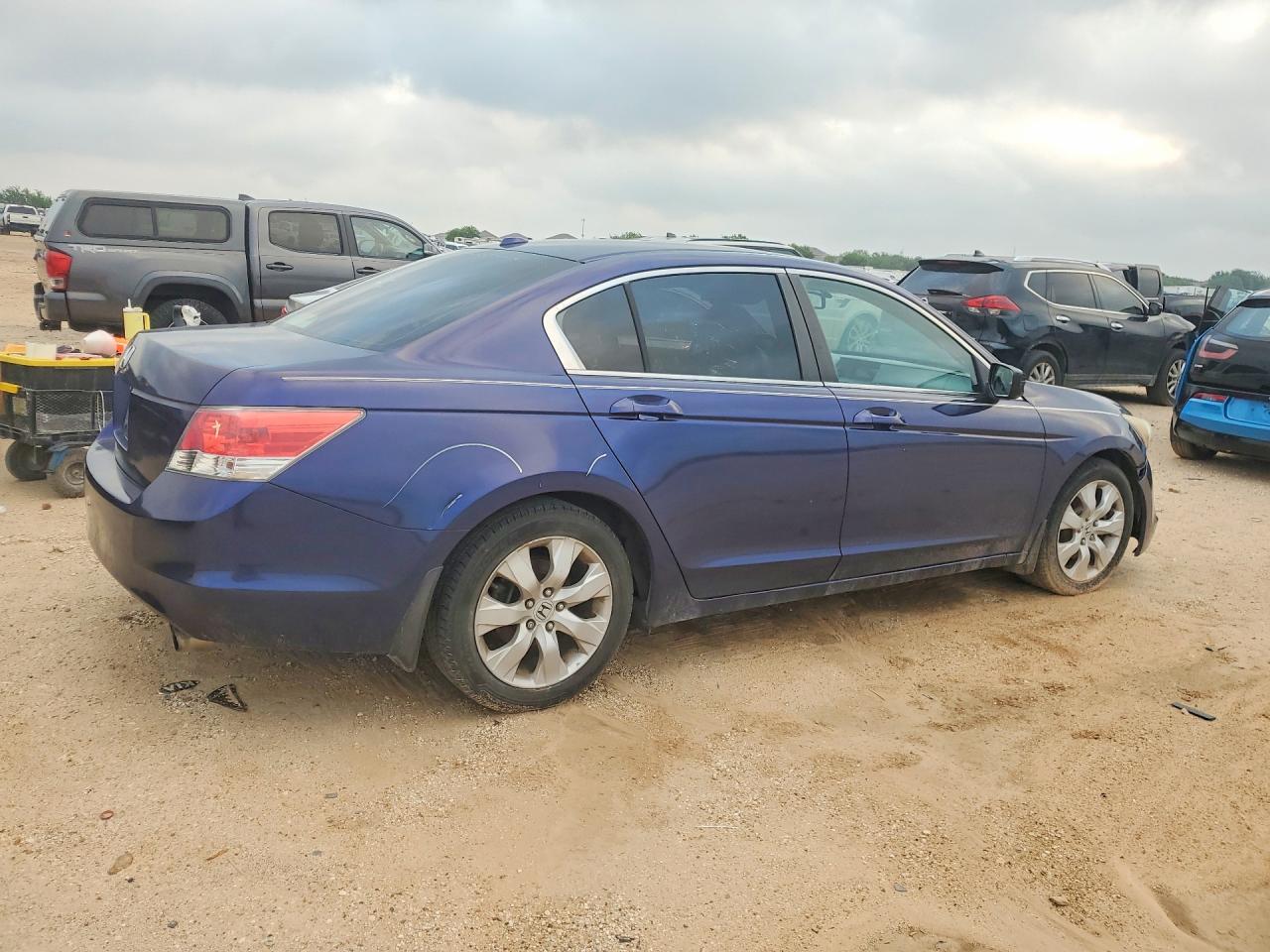 2009 Honda Accord Exl Blue vin: 1HGCP26899A035288