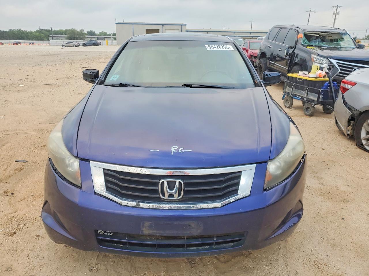 2009 Honda Accord Exl Blue vin: 1HGCP26899A035288