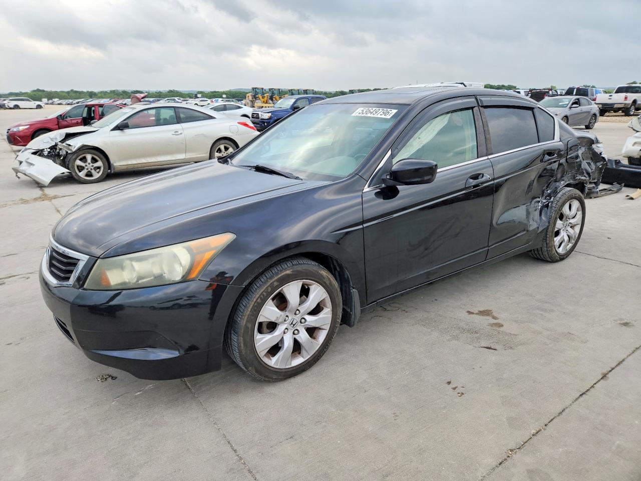 2009 Honda Accord Exl Black vin: 1HGCP26899A092302