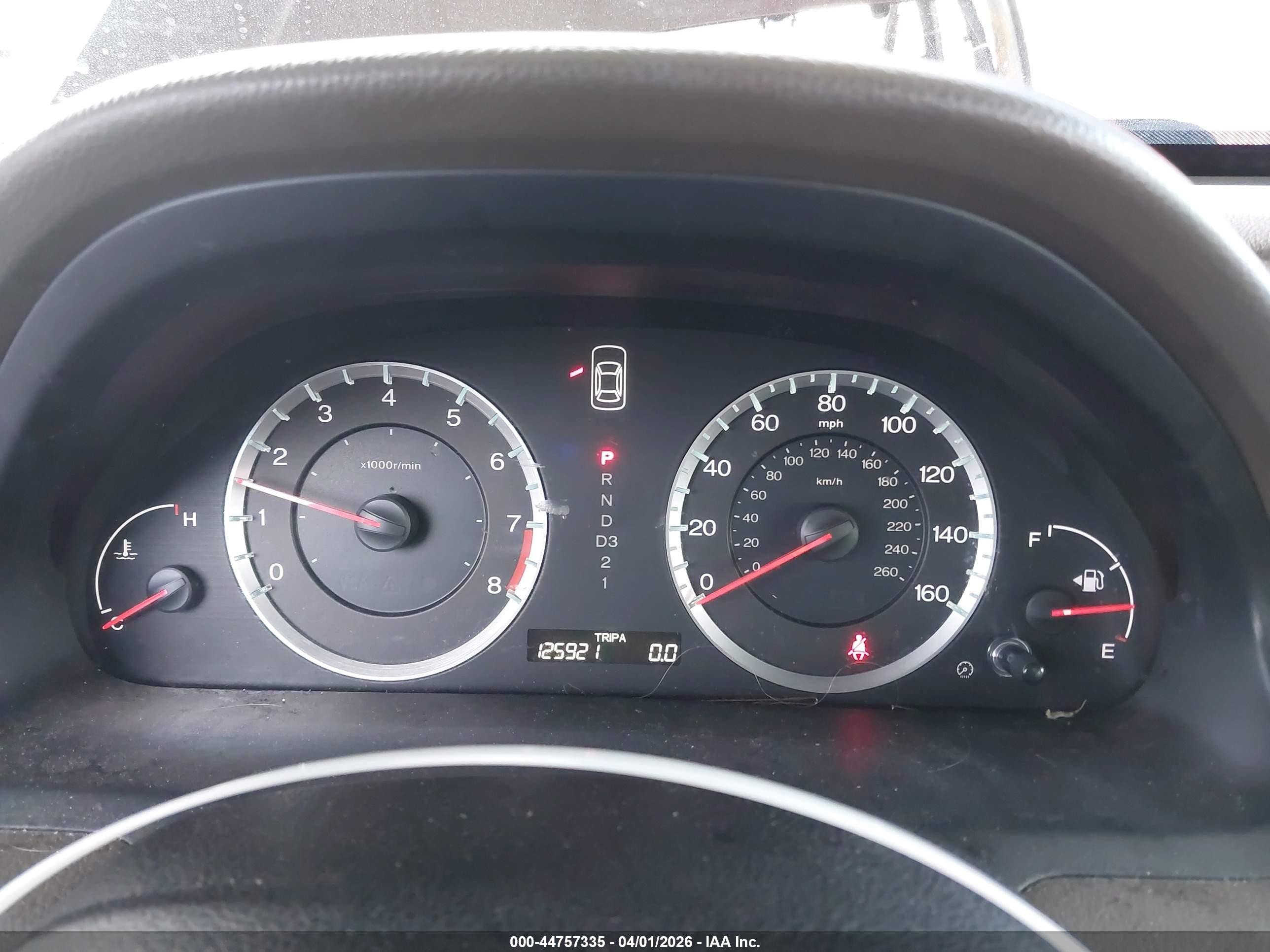 2009 Honda Accord 2.4 Ex-l Burgundy vin: 1HGCP26899A111043