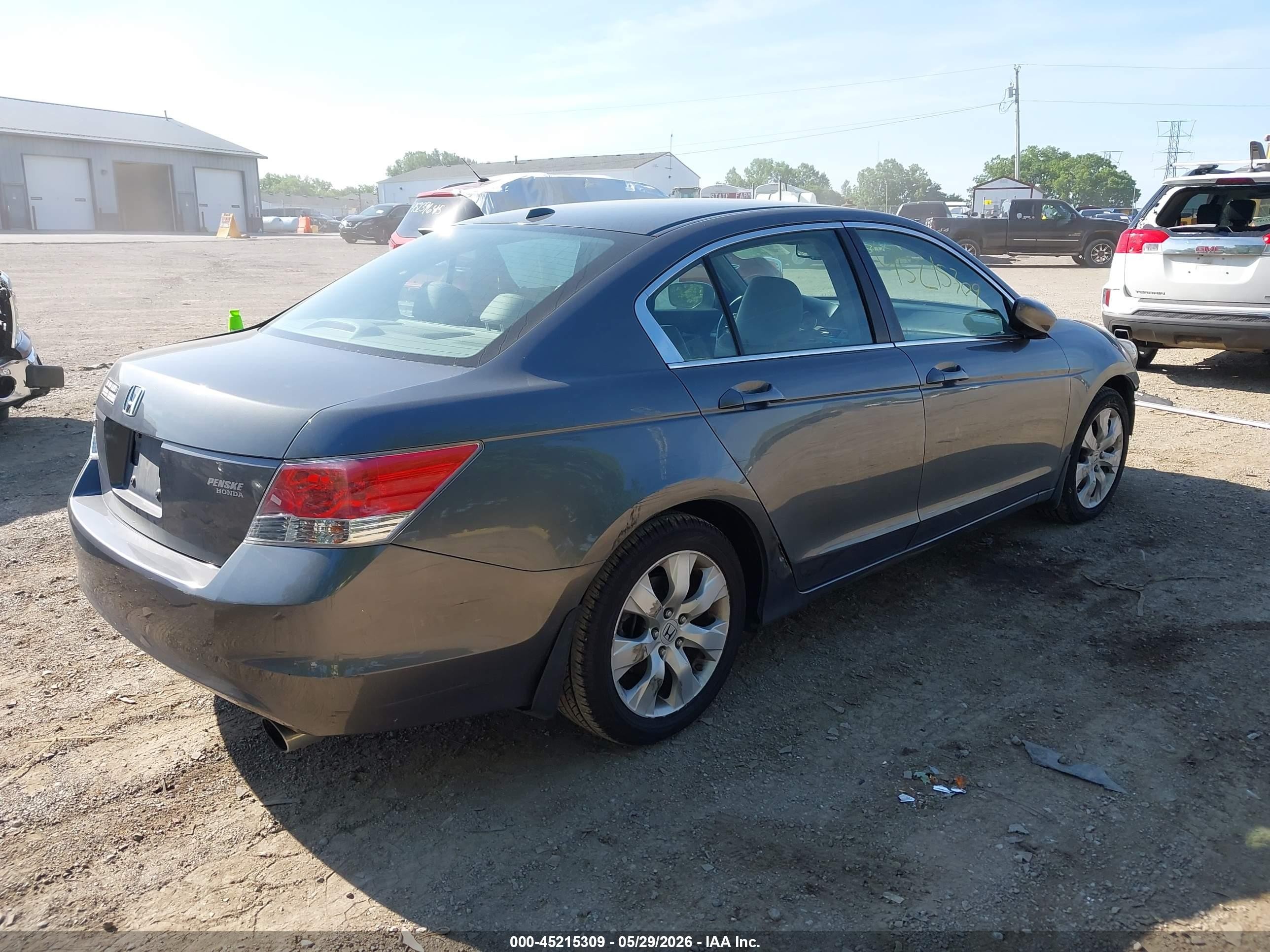 2009 Honda Accord 2.4 Ex-l Gray vin: 1HGCP26899A113567