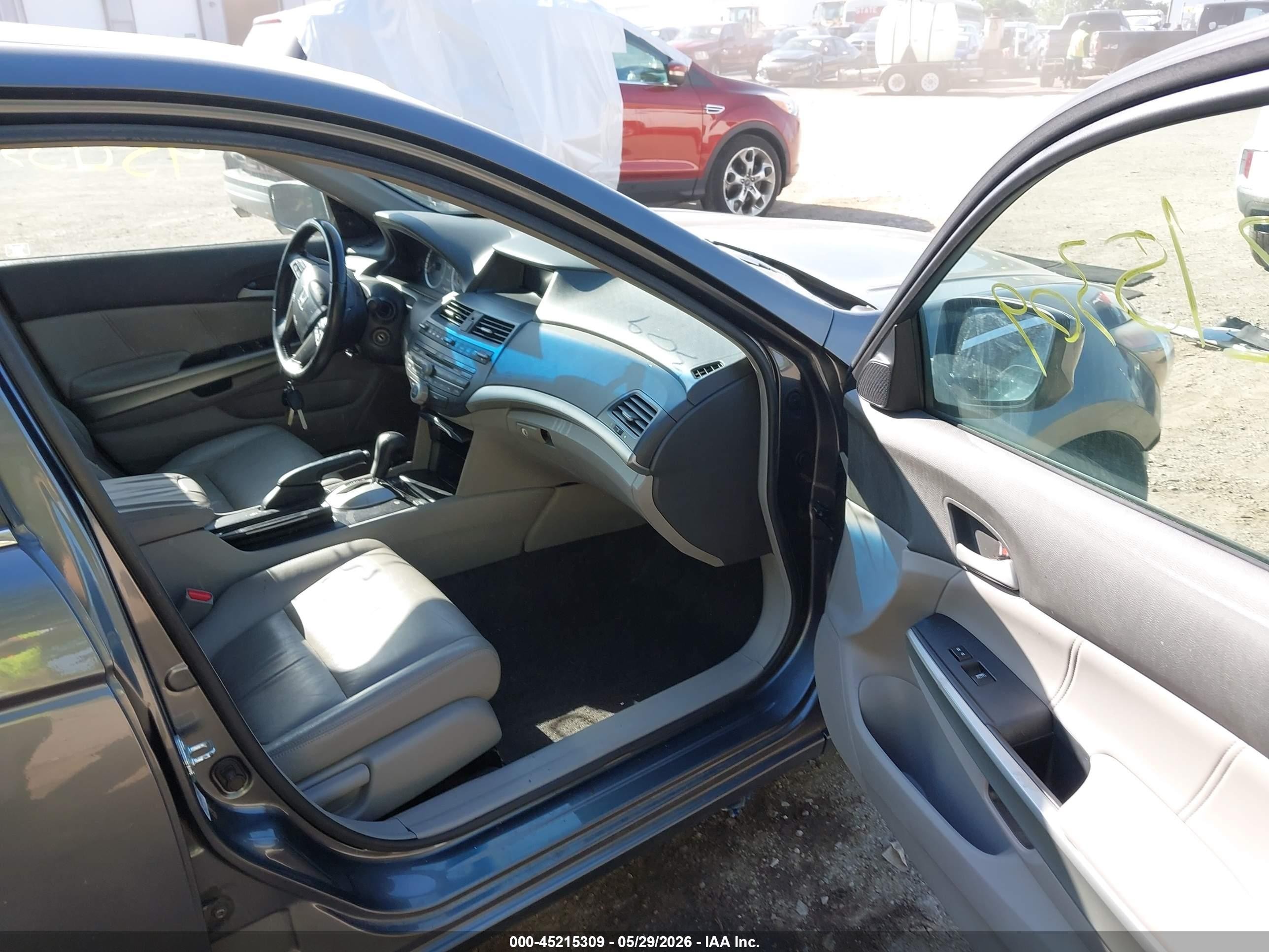2009 Honda Accord 2.4 Ex-l Gray vin: 1HGCP26899A113567