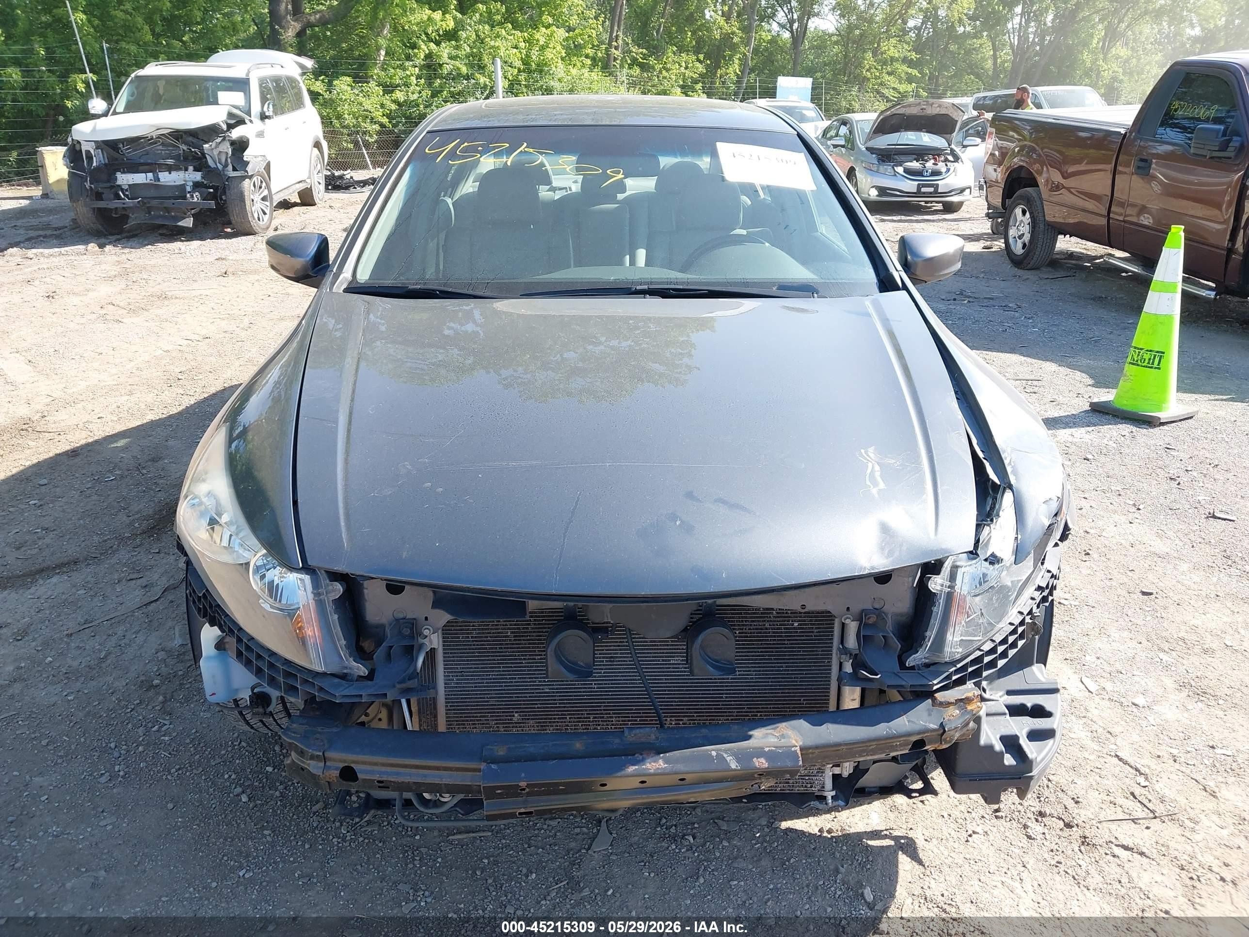 2009 Honda Accord 2.4 Ex-l Gray vin: 1HGCP26899A113567