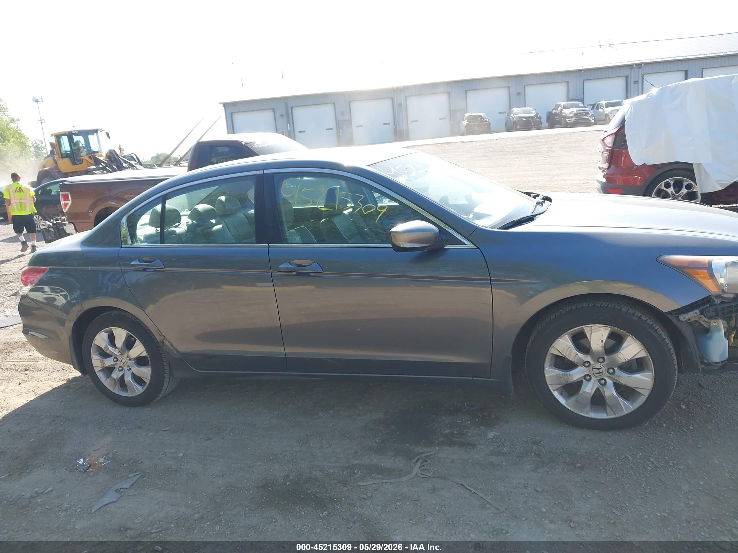 2009 Honda Accord 2.4 Ex-l Gray vin: 1HGCP26899A113567