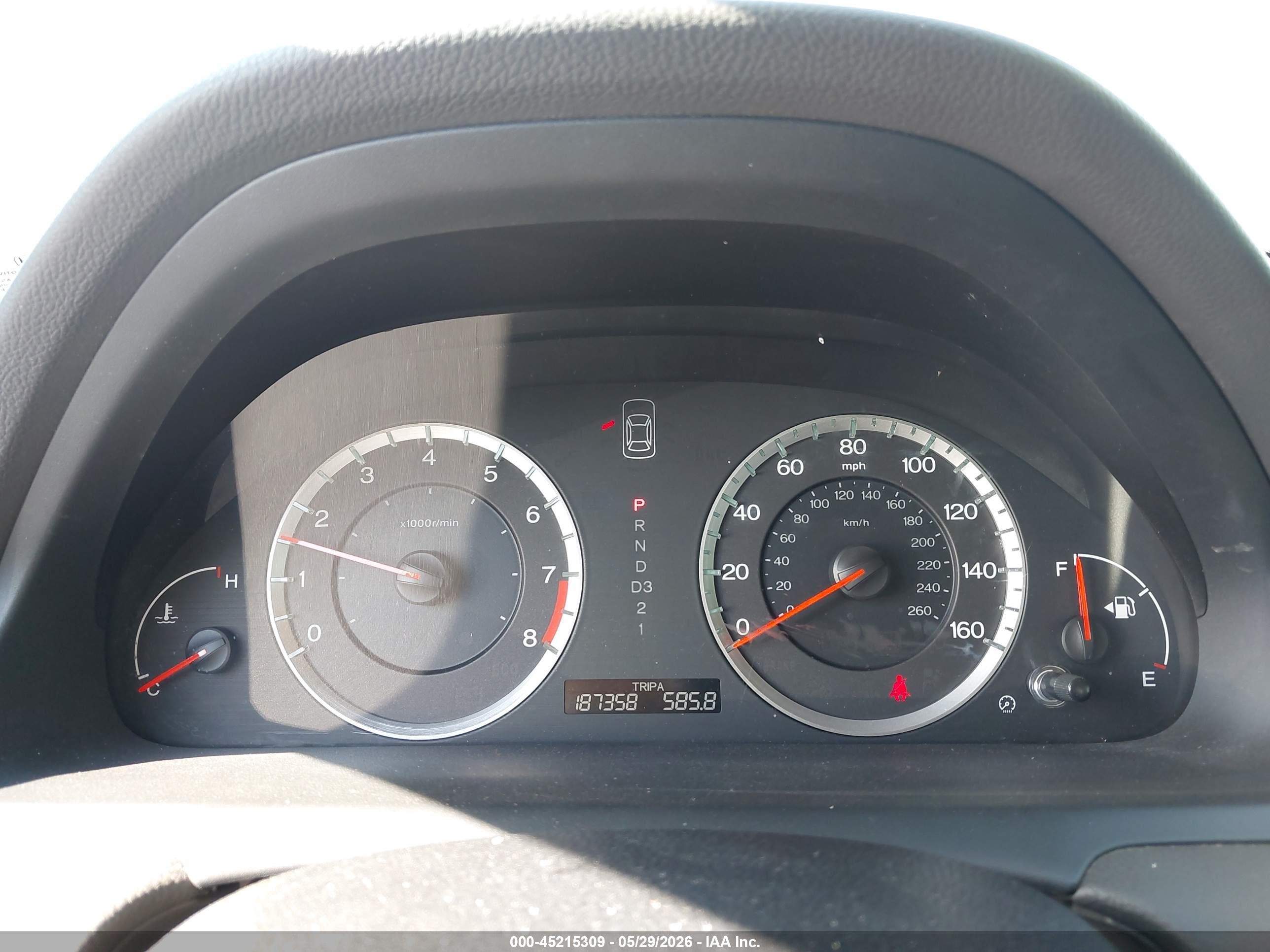 2009 Honda Accord 2.4 Ex-l Gray vin: 1HGCP26899A113567