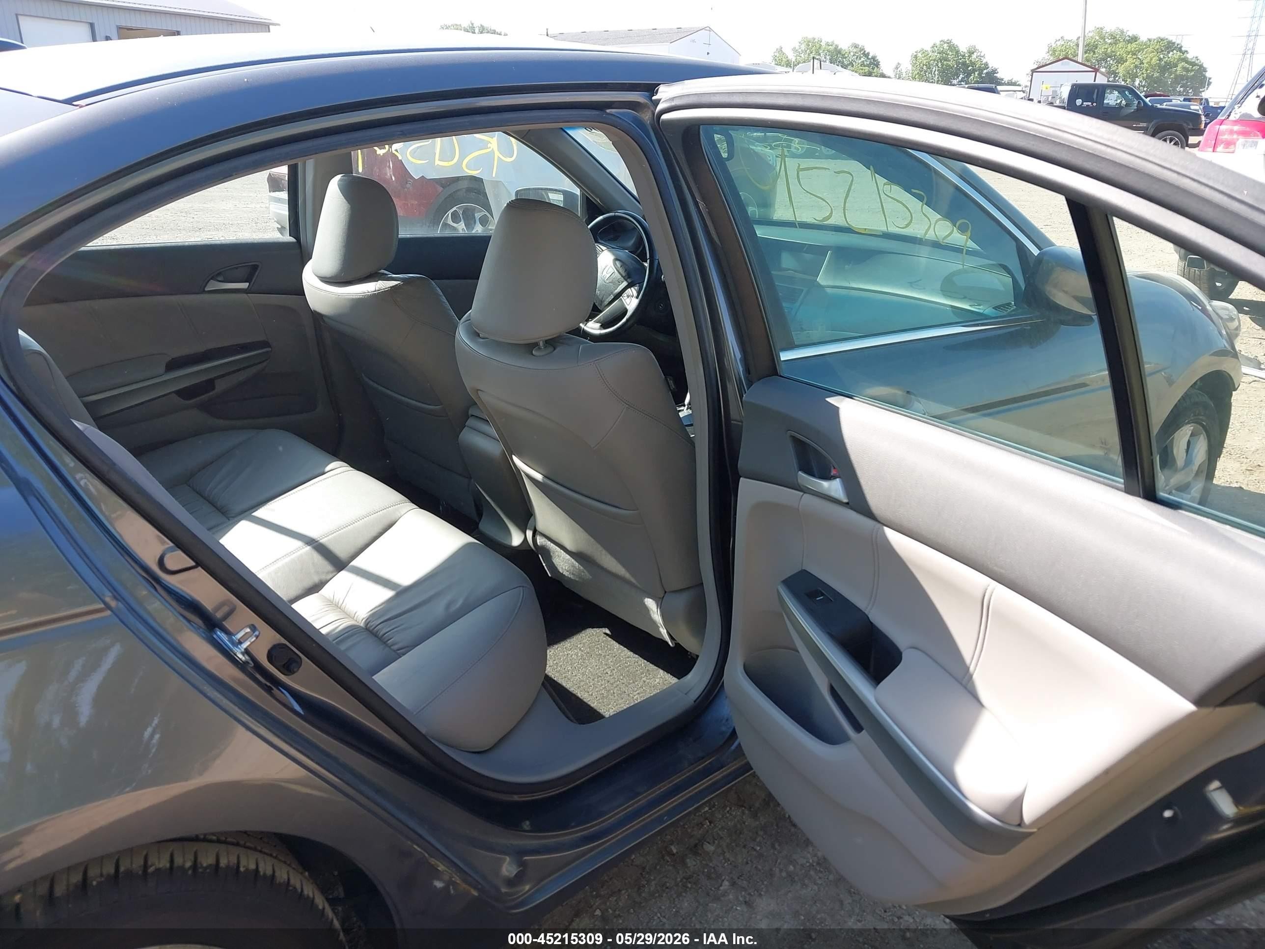 2009 Honda Accord 2.4 Ex-l Gray vin: 1HGCP26899A113567