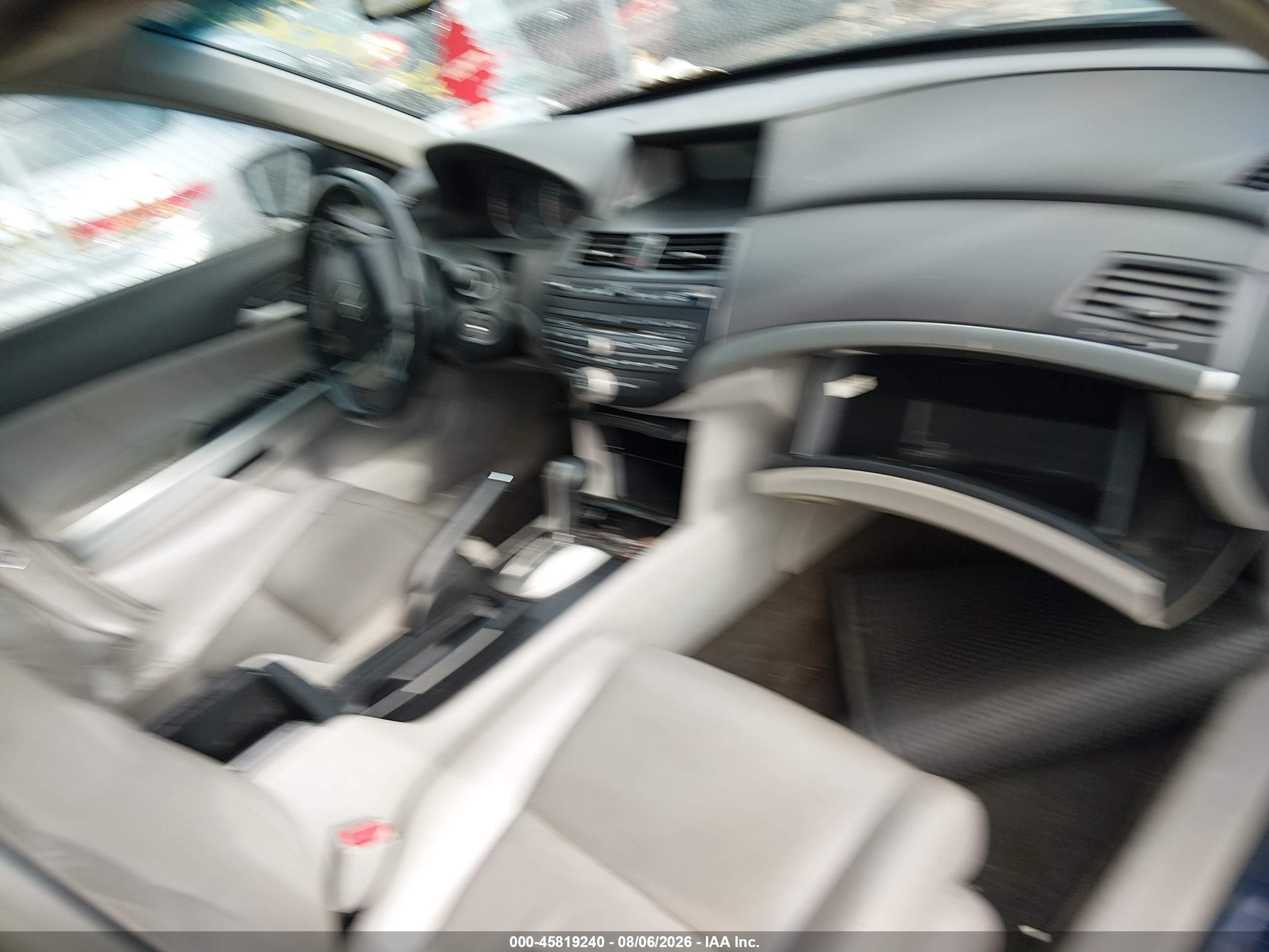 2009 Honda Accord 2.4 Ex-l Blue vin: 1HGCP26899A115982