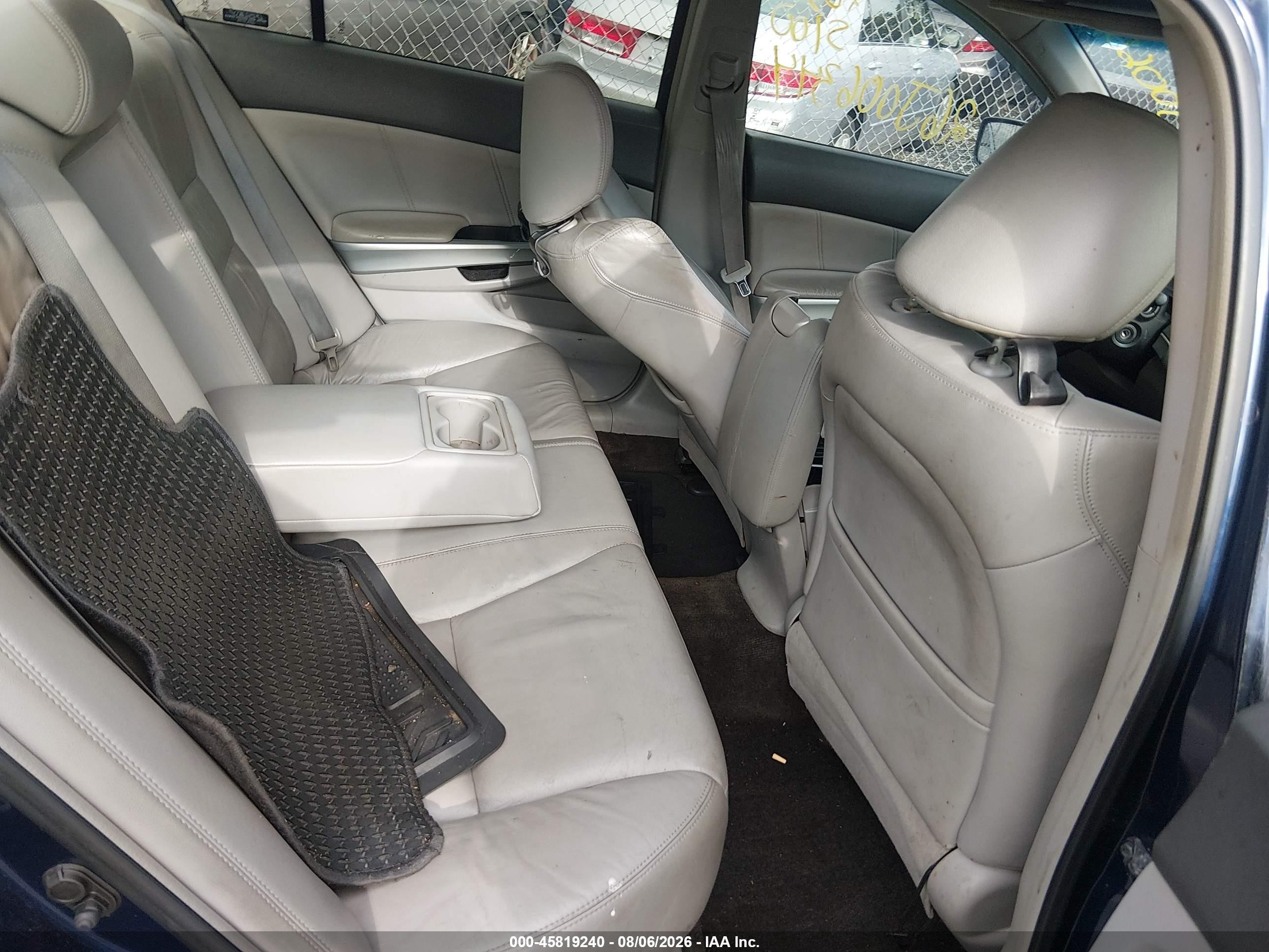 2009 Honda Accord 2.4 Ex-l Blue vin: 1HGCP26899A115982