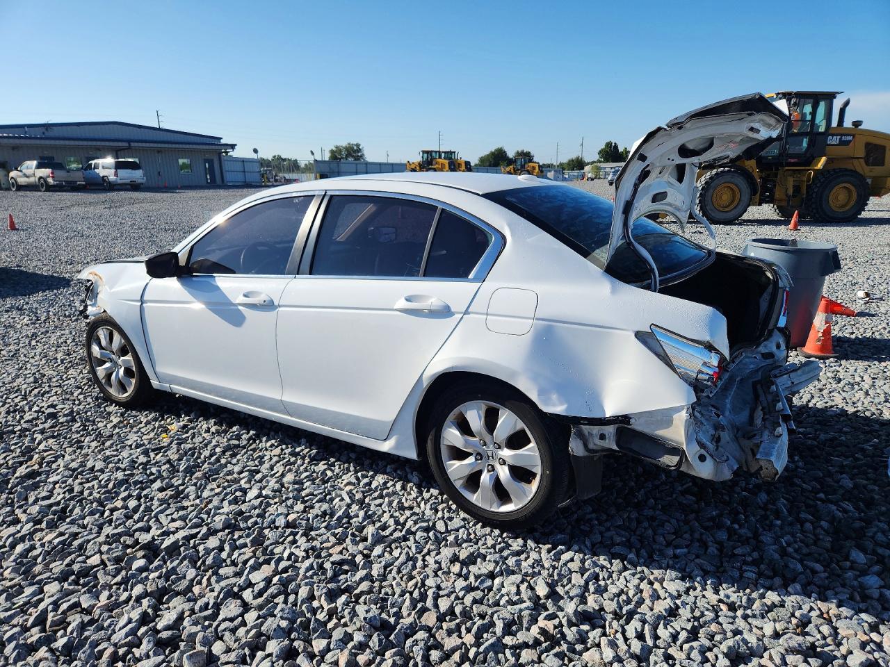 2009 Honda Accord Exl White vin: 1HGCP26899A119076
