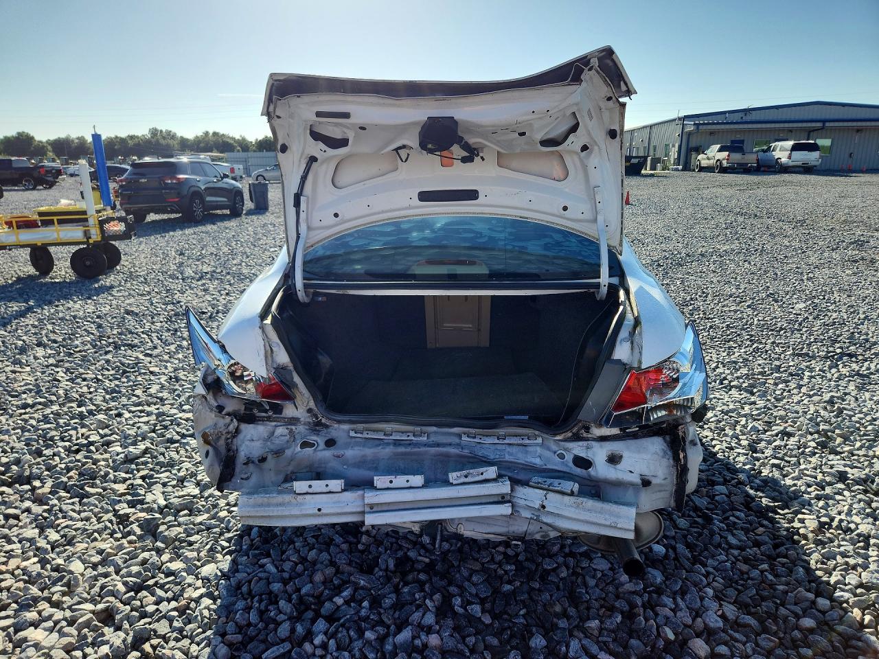 2009 Honda Accord Exl White vin: 1HGCP26899A119076