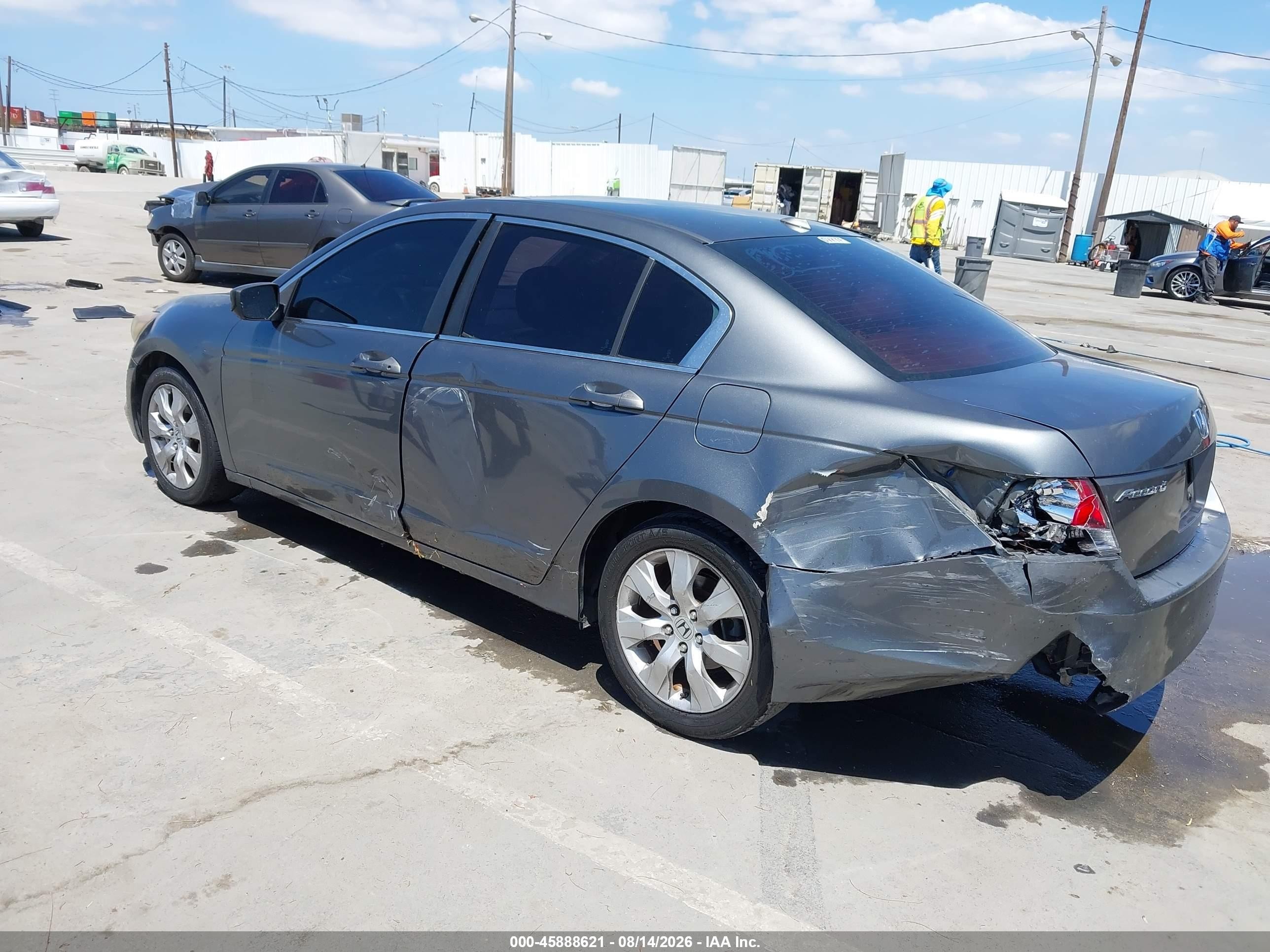 2009 Honda Accord 2.4 Ex-l Gray vin: 1HGCP26899A155589