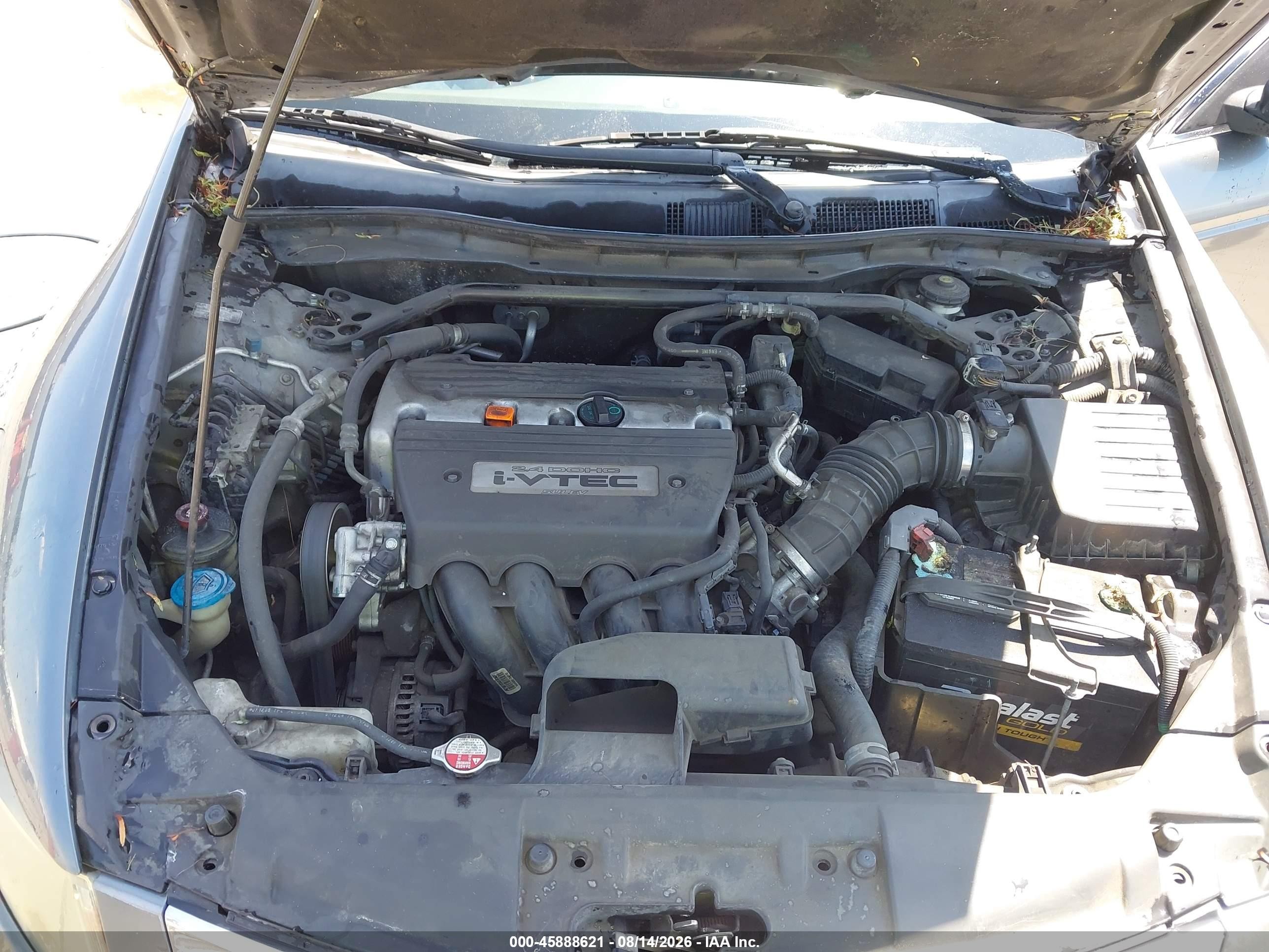 2009 Honda Accord 2.4 Ex-l Gray vin: 1HGCP26899A155589