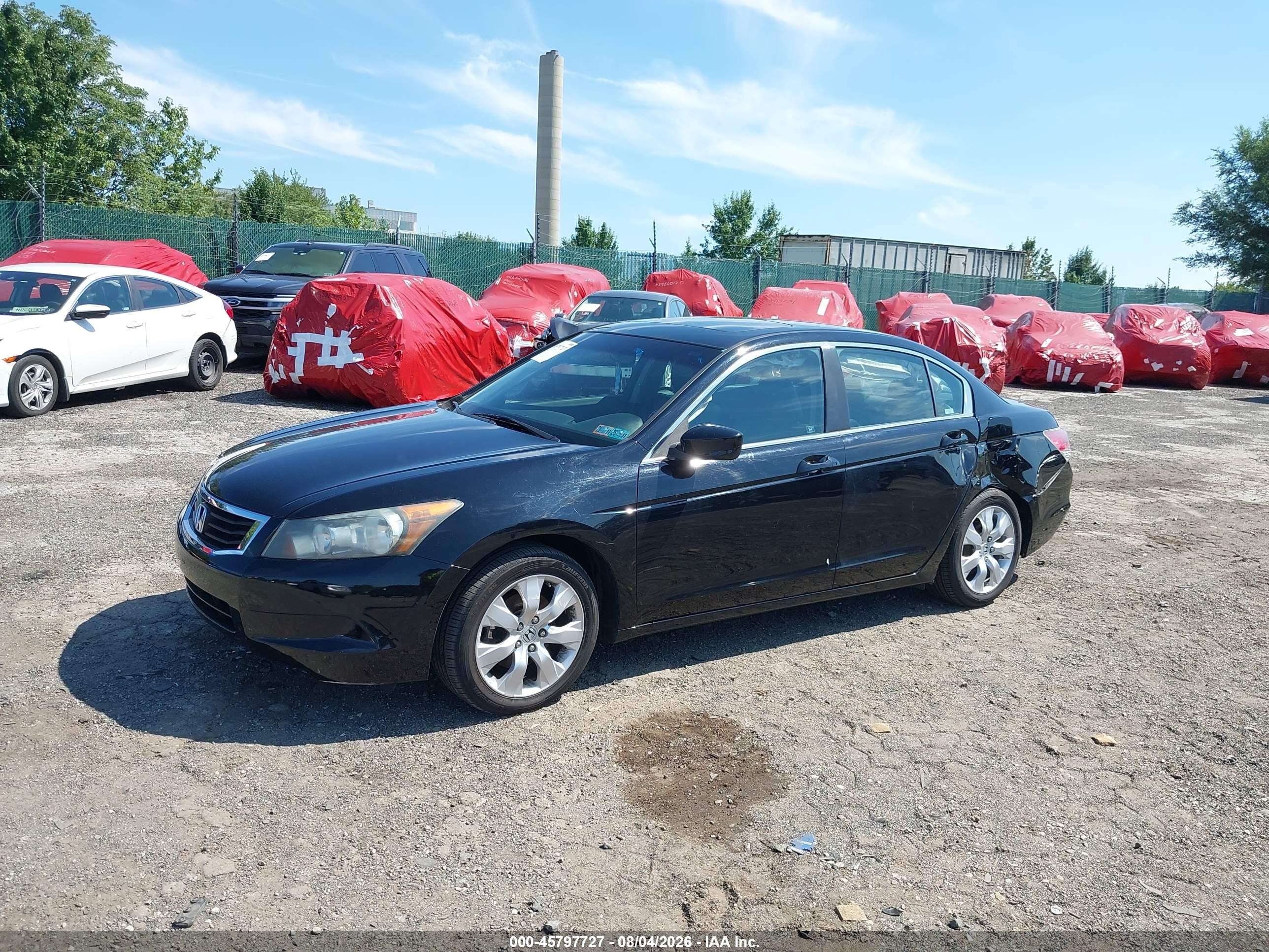 2009 Honda Accord 2.4 Ex-l Black vin: 1HGCP26899A168875