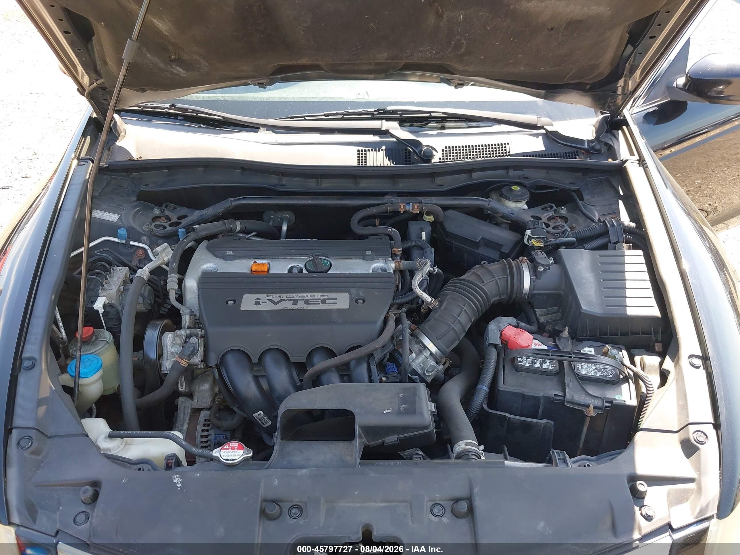 2009 Honda Accord 2.4 Ex-l Black vin: 1HGCP26899A168875