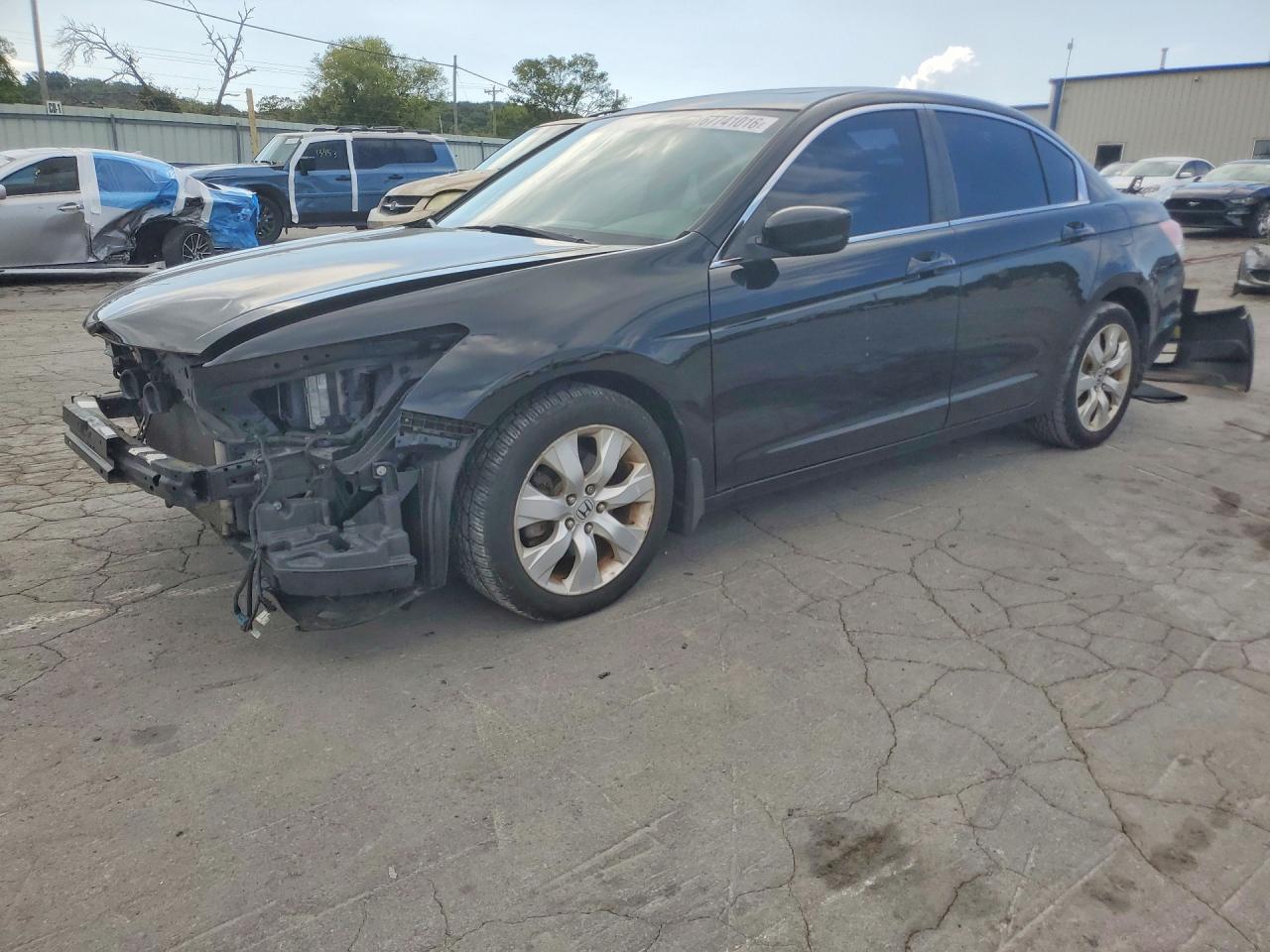 2009 Honda Accord Exl Black vin: 1HGCP26899A183344