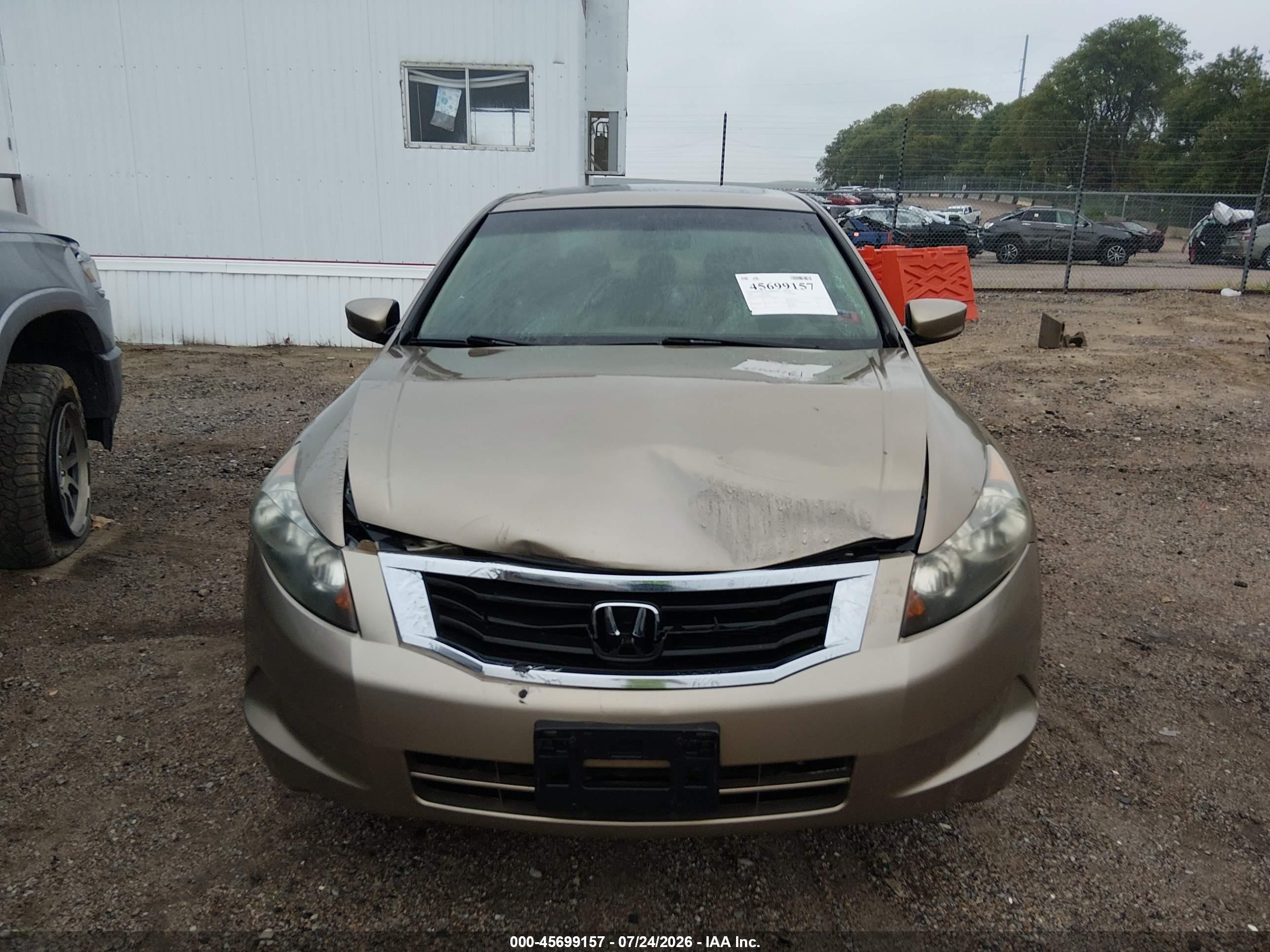 2008 Honda Accord 2.4 Ex-l Tan vin: 1HGCP268X8A006588