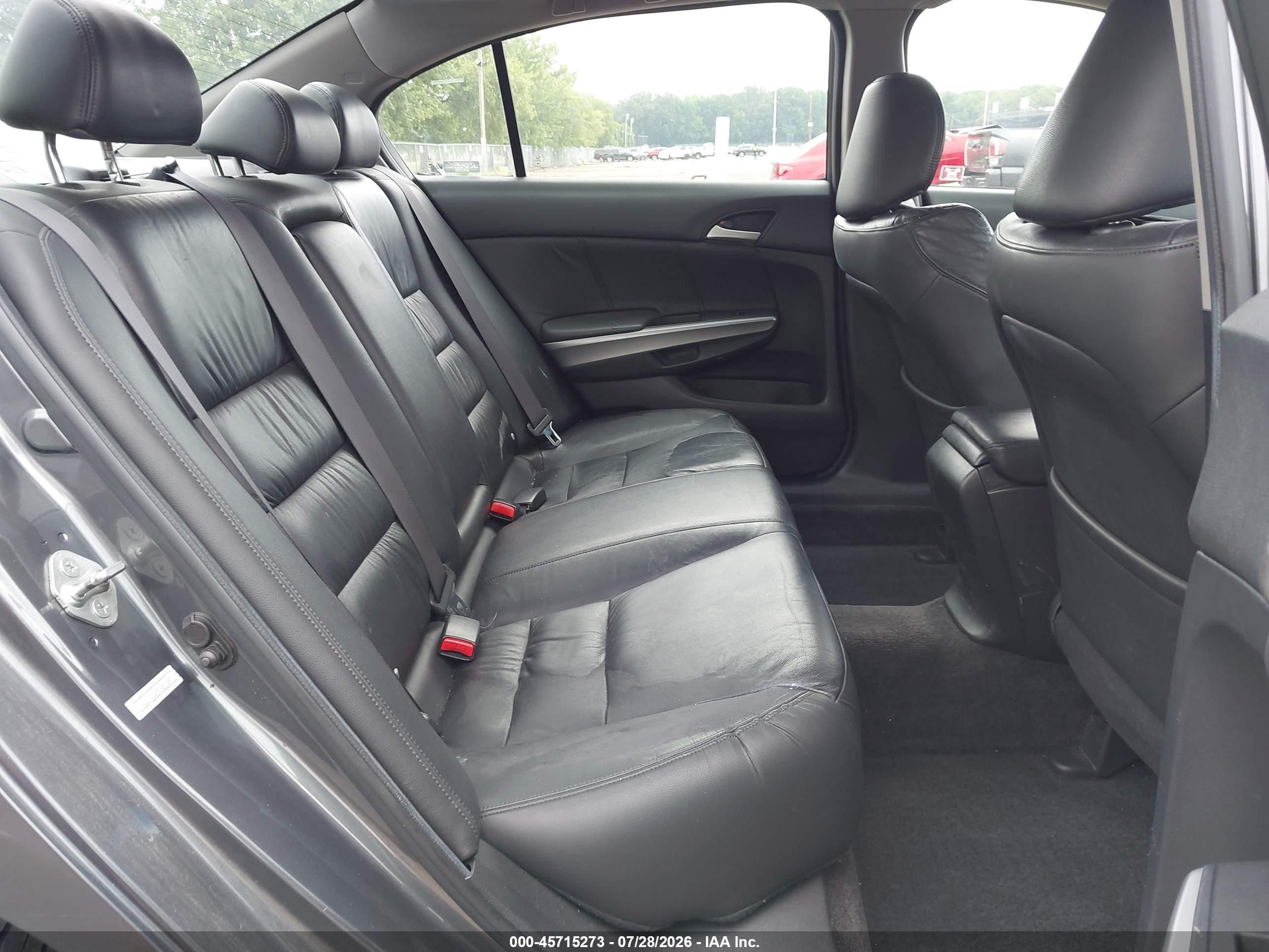 2008 Honda Accord 2.4 Ex-l Gray vin: 1HGCP268X8A018045