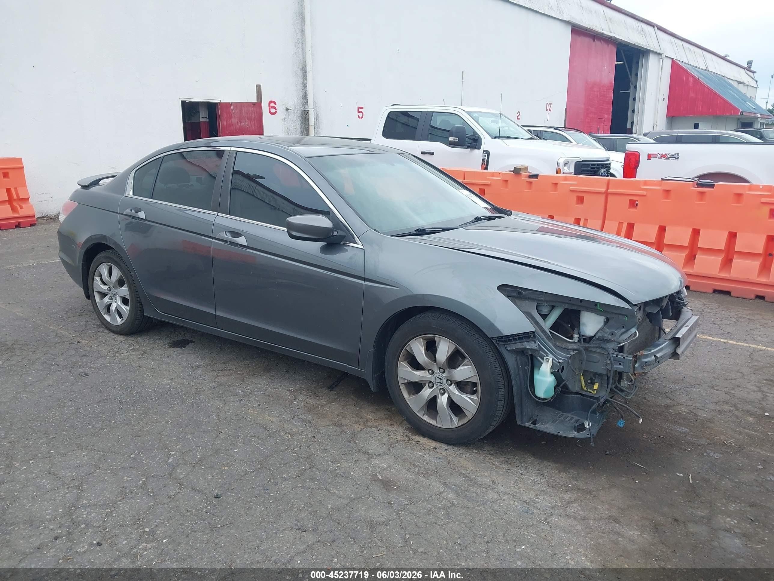 2008 Honda Accord 2.4 Ex-l Gray vin: 1HGCP268X8A025187