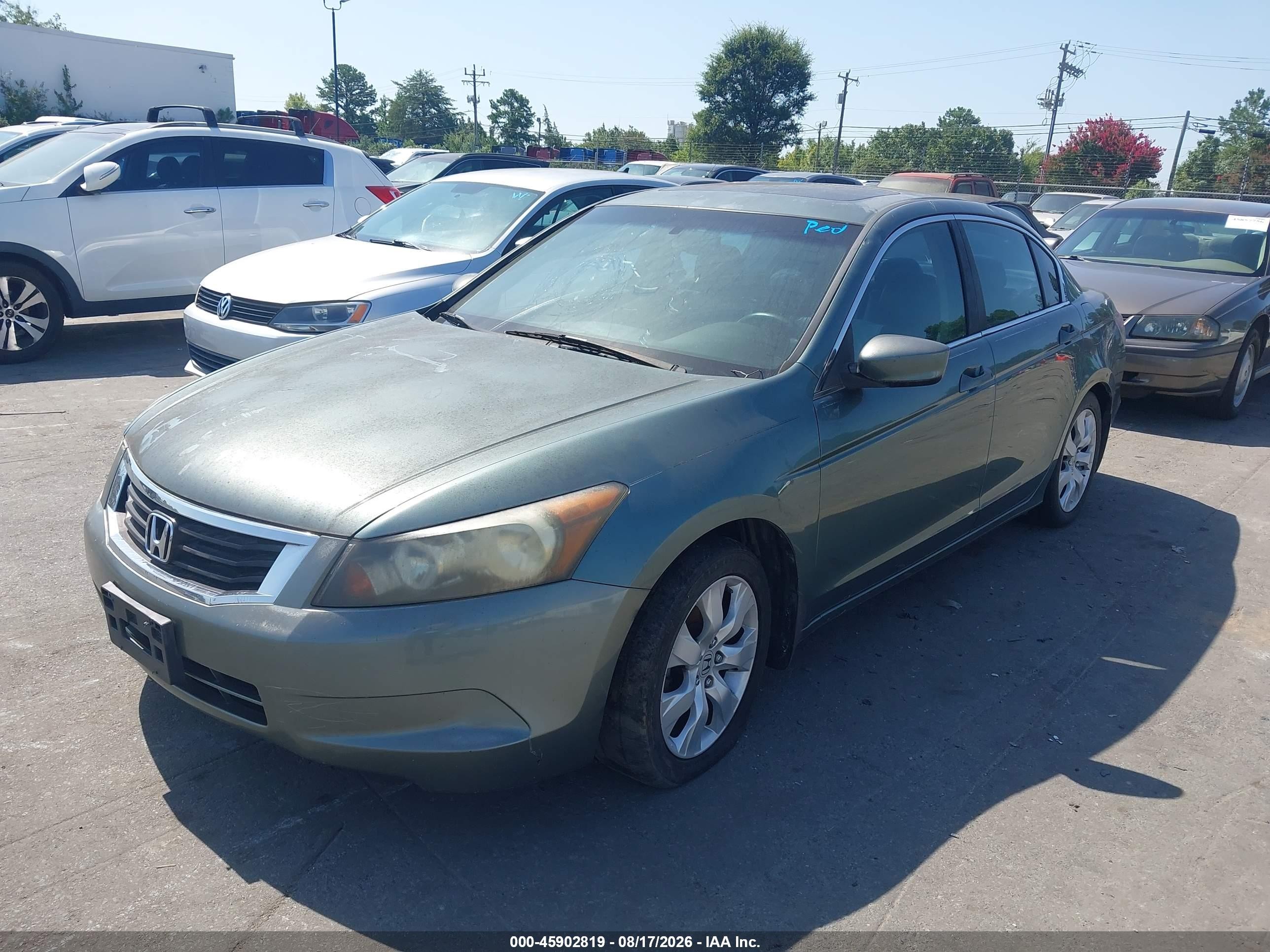 2008 Honda Accord 2.4 Ex-l Pewter vin: 1HGCP268X8A025304