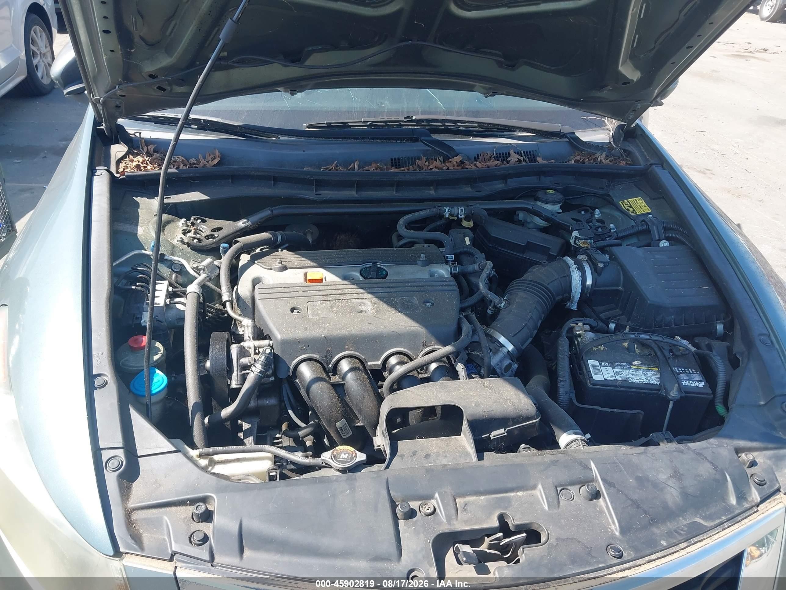 2008 Honda Accord 2.4 Ex-l Pewter vin: 1HGCP268X8A025304
