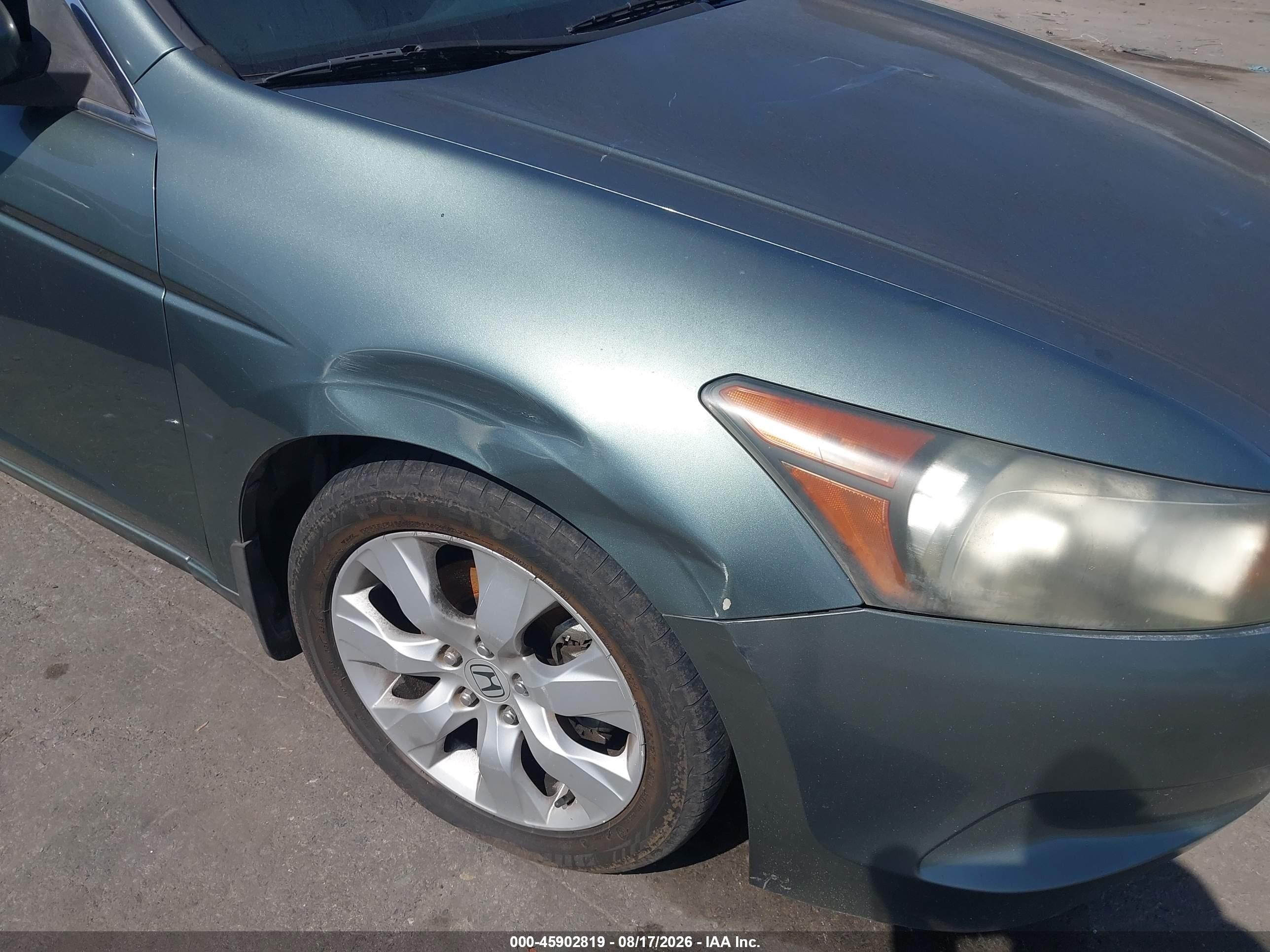 2008 Honda Accord 2.4 Ex-l Pewter vin: 1HGCP268X8A025304