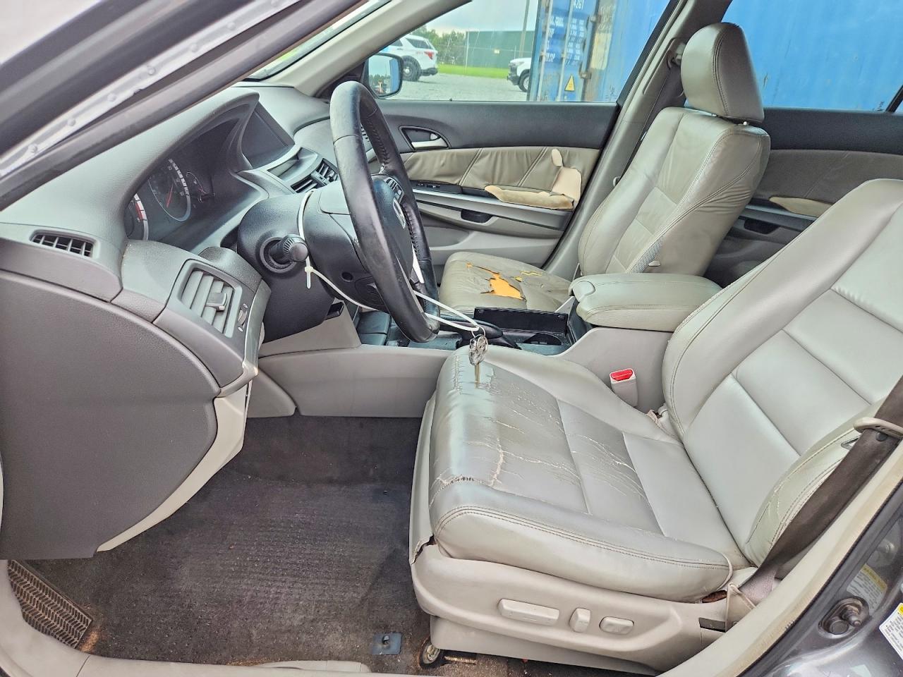 2008 Honda Accord Exl Gray vin: 1HGCP268X8A047528