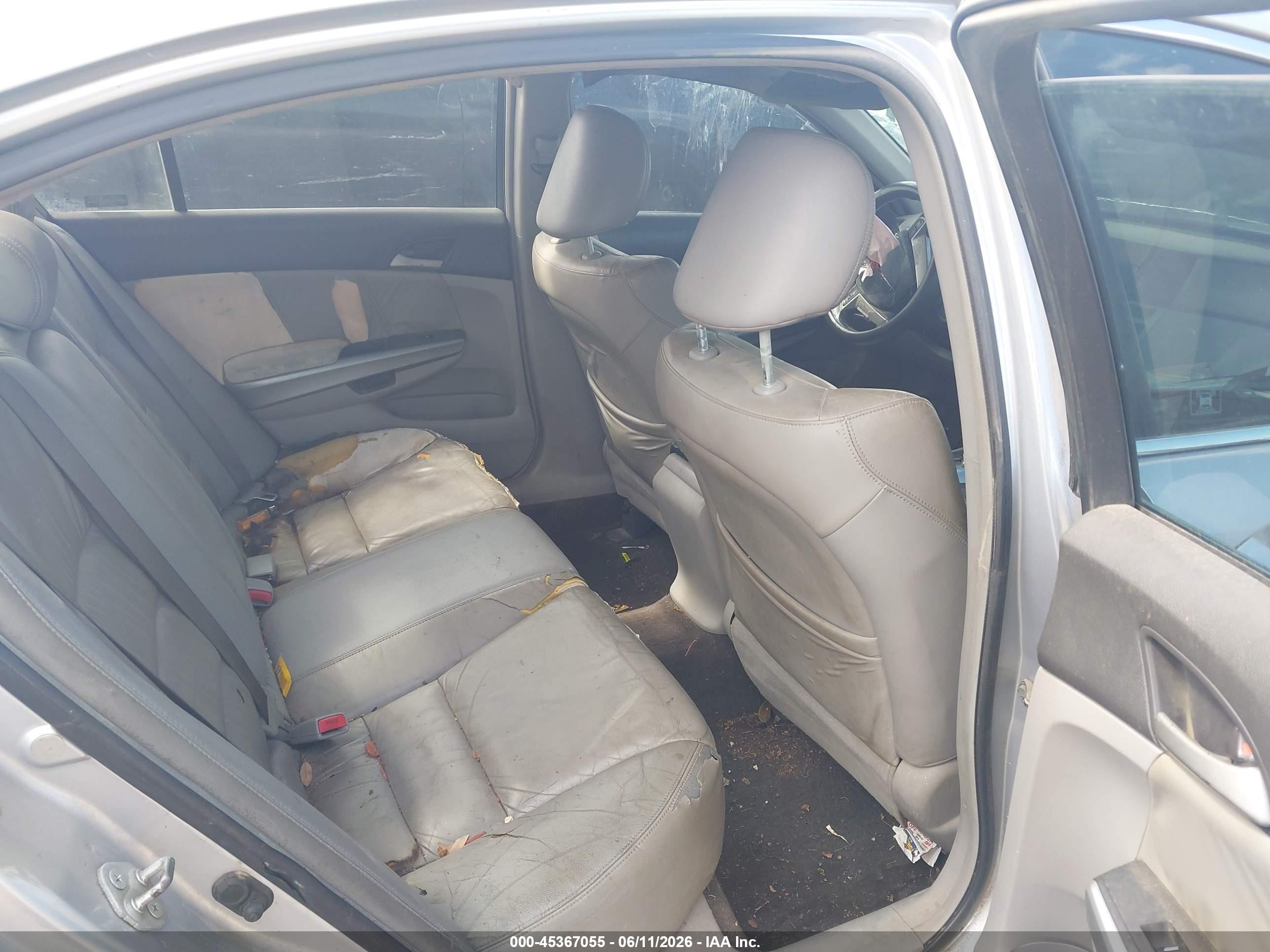 2008 Honda Accord 2.4 Ex-l Серебряный vin: 1HGCP268X8A055399