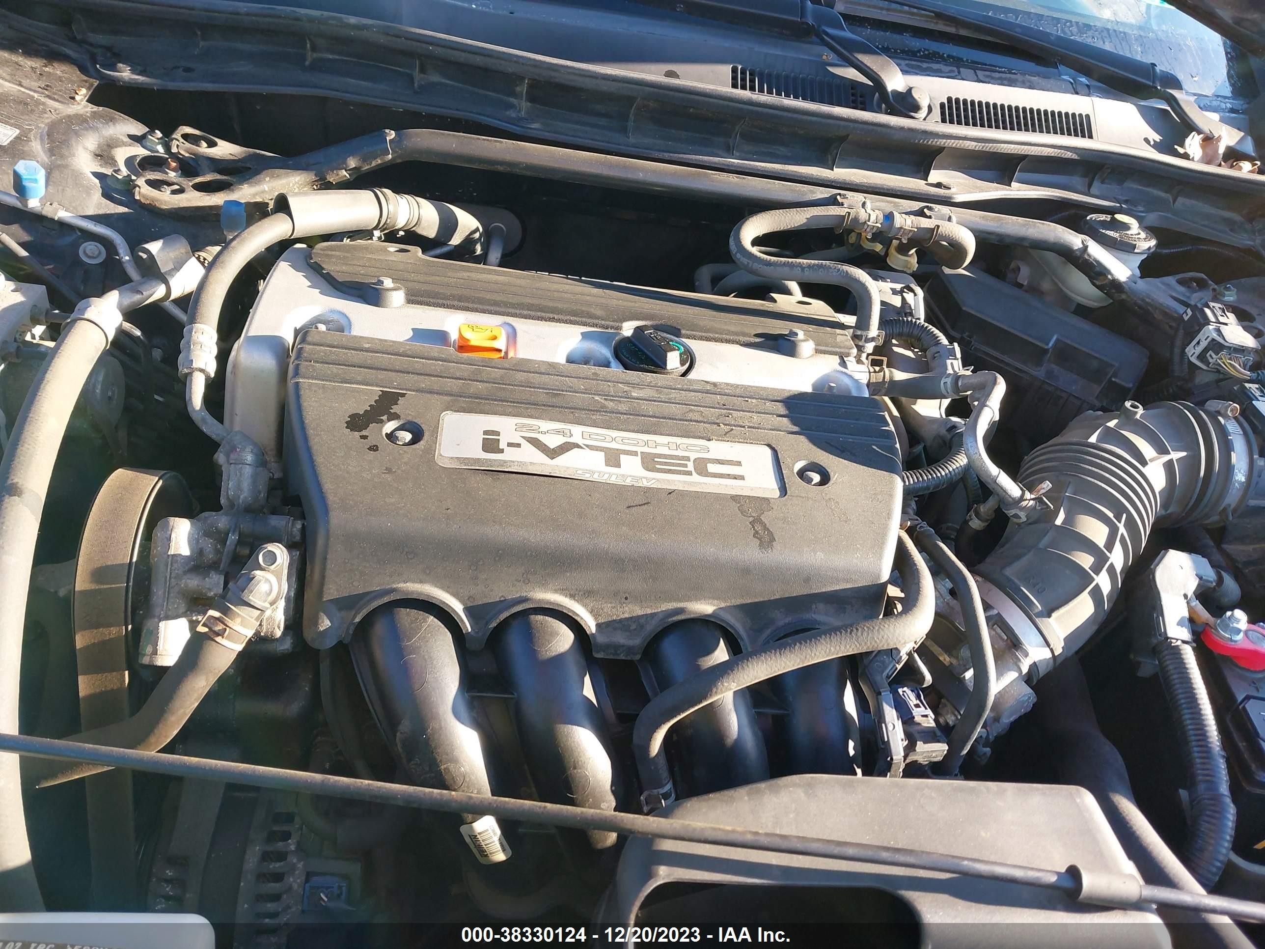 2008 Honda Accord 2.4 Ex-l Black vin: 1HGCP268X8A060554