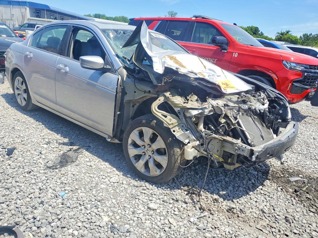2008 Honda Accord Exl Серебряный vin: 1HGCP268X8A073935