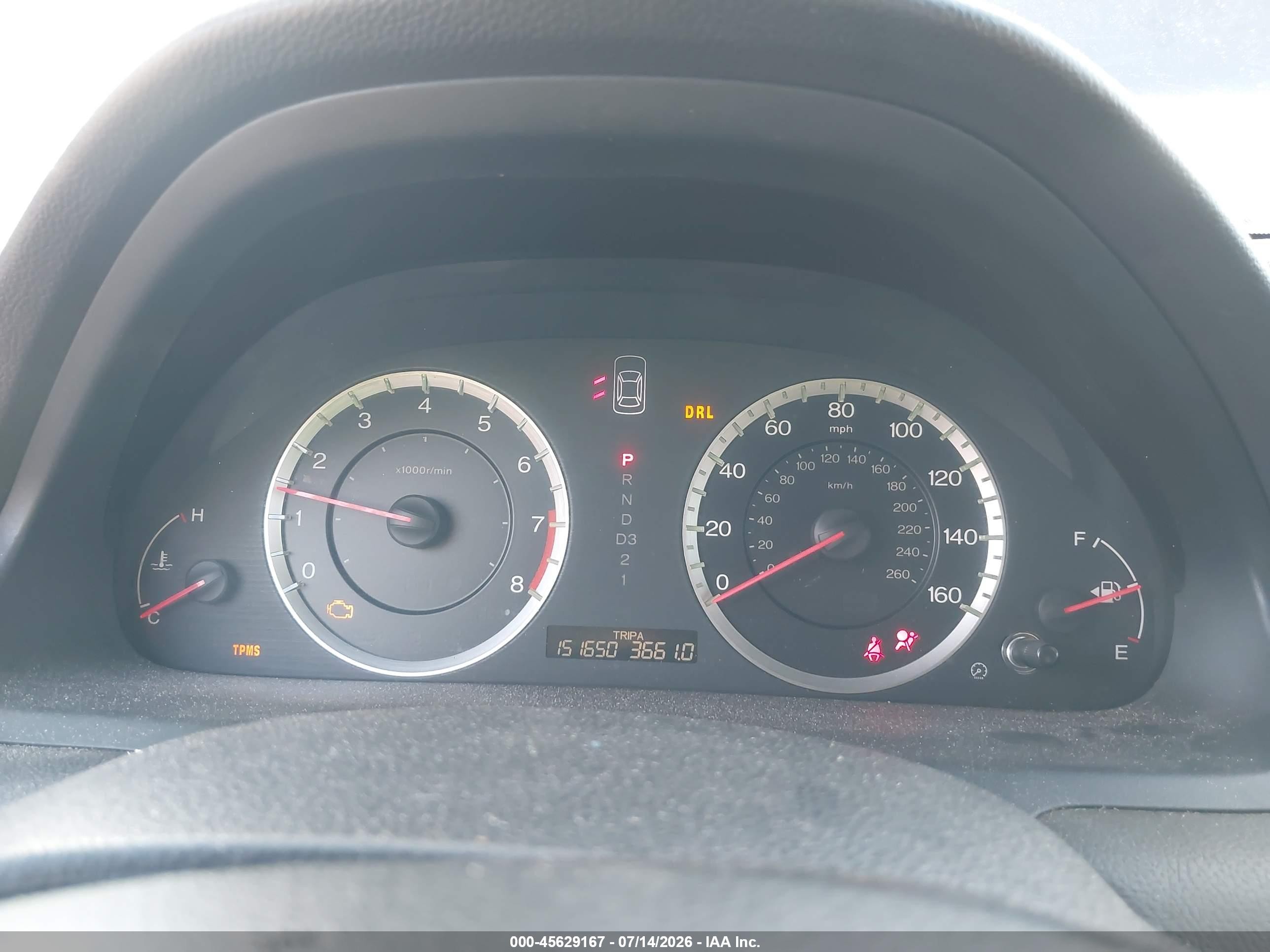 2008 Honda Accord 2.4 Ex-l Blue vin: 1HGCP268X8A075023