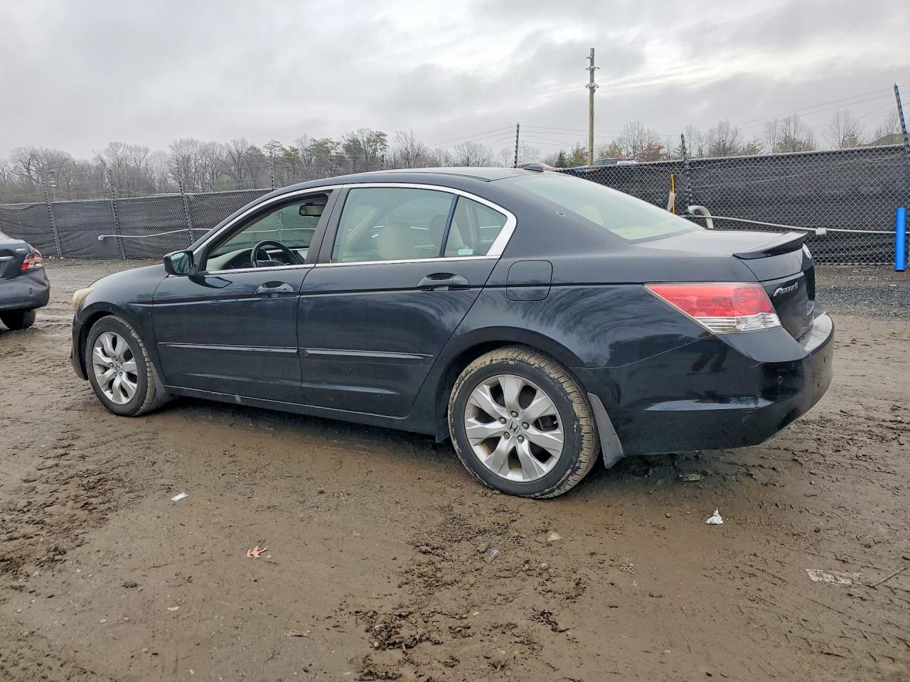 2008 Honda Accord Exl Black vin: 1HGCP268X8A079671