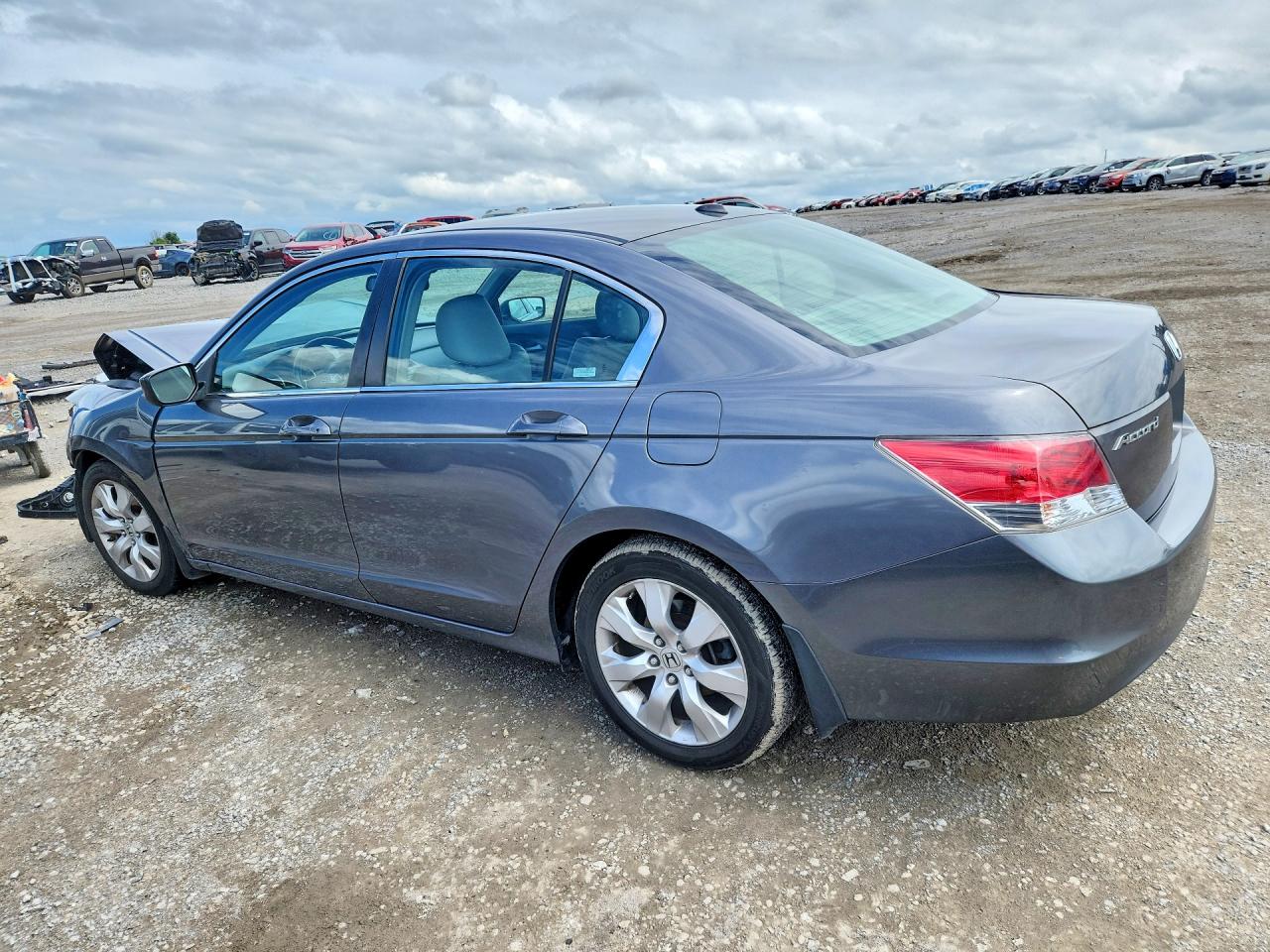 2008 Honda Accord Exl Gray vin: 1HGCP268X8A091433