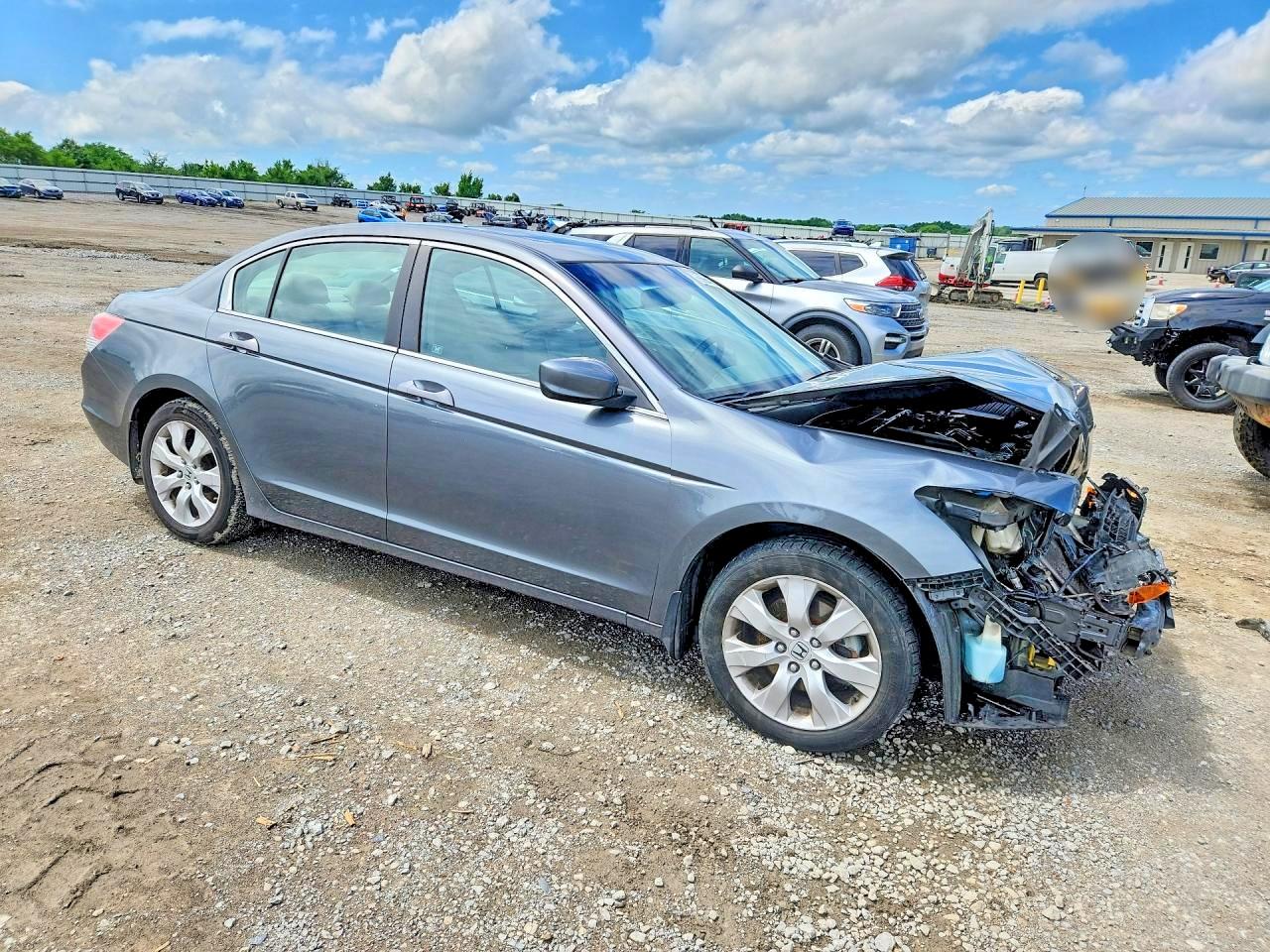 2008 Honda Accord Exl Gray vin: 1HGCP268X8A091433